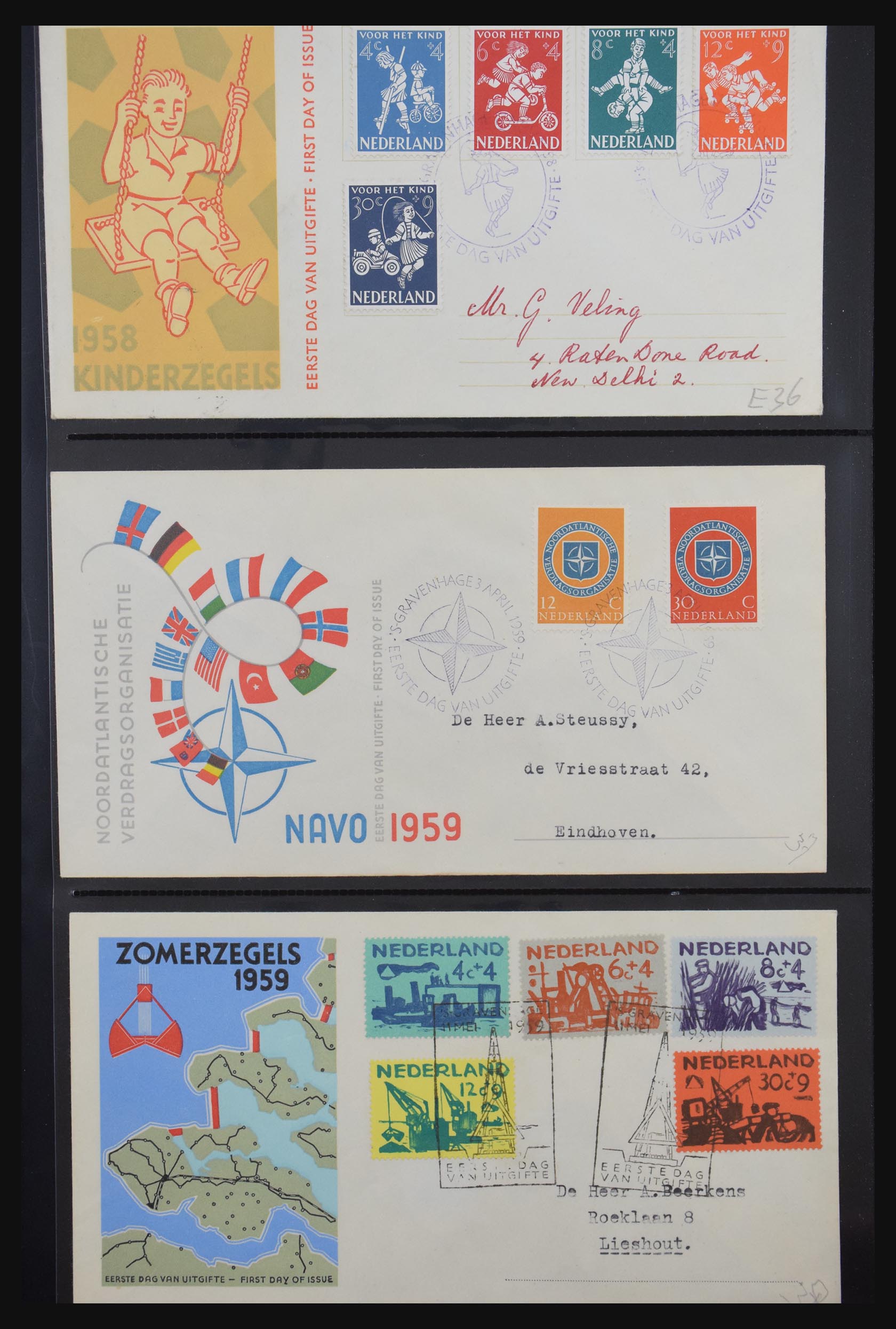 31098 013 - 31098 Netherlands FDC's 1950-2015.