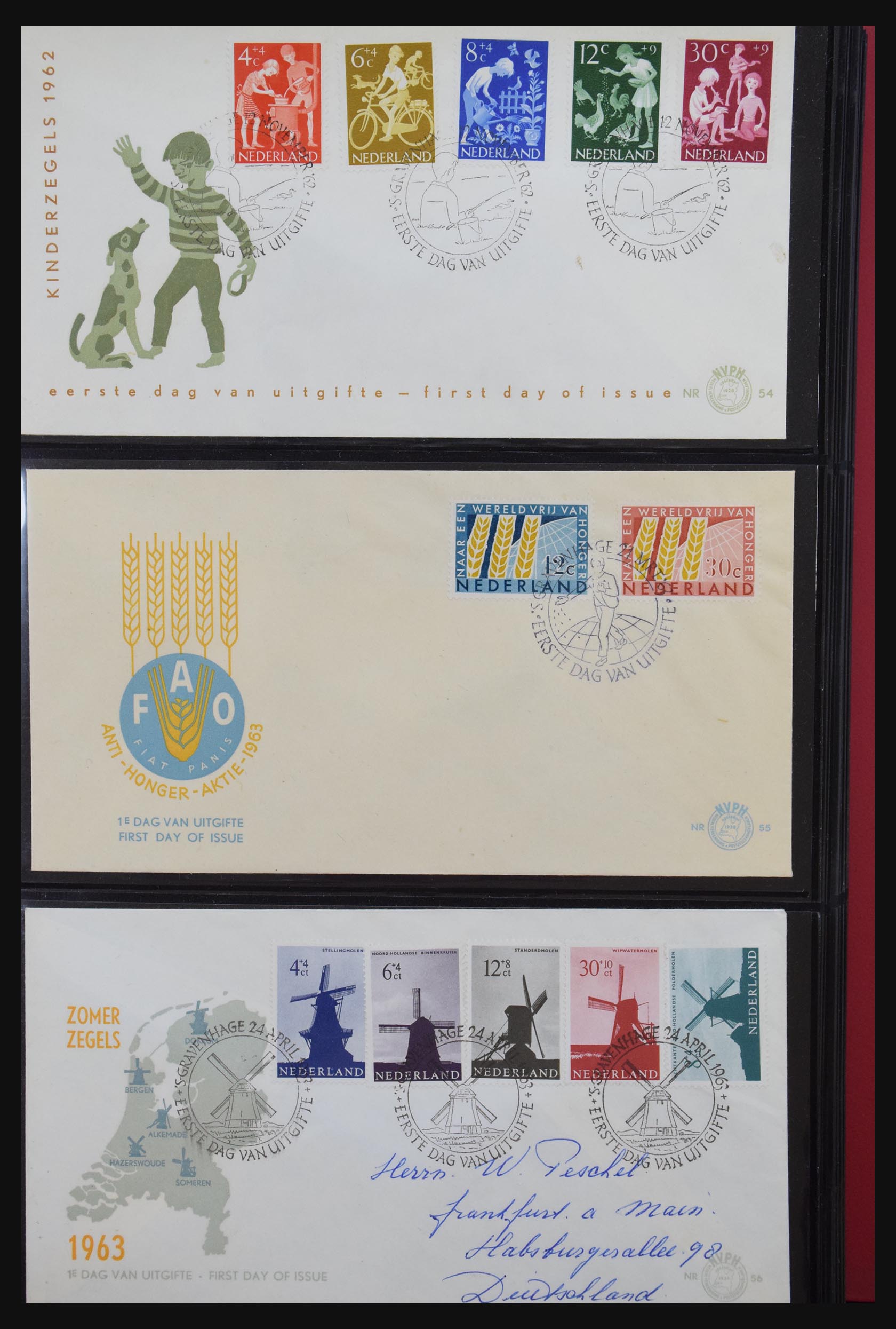 31098 019 - 31098 Netherlands FDC's 1950-2015.