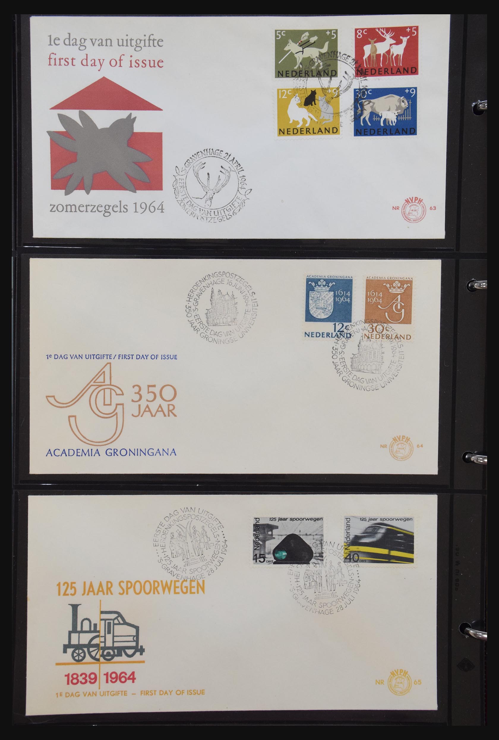 31098 022 - 31098 Nederland FDC's 1950-2015.