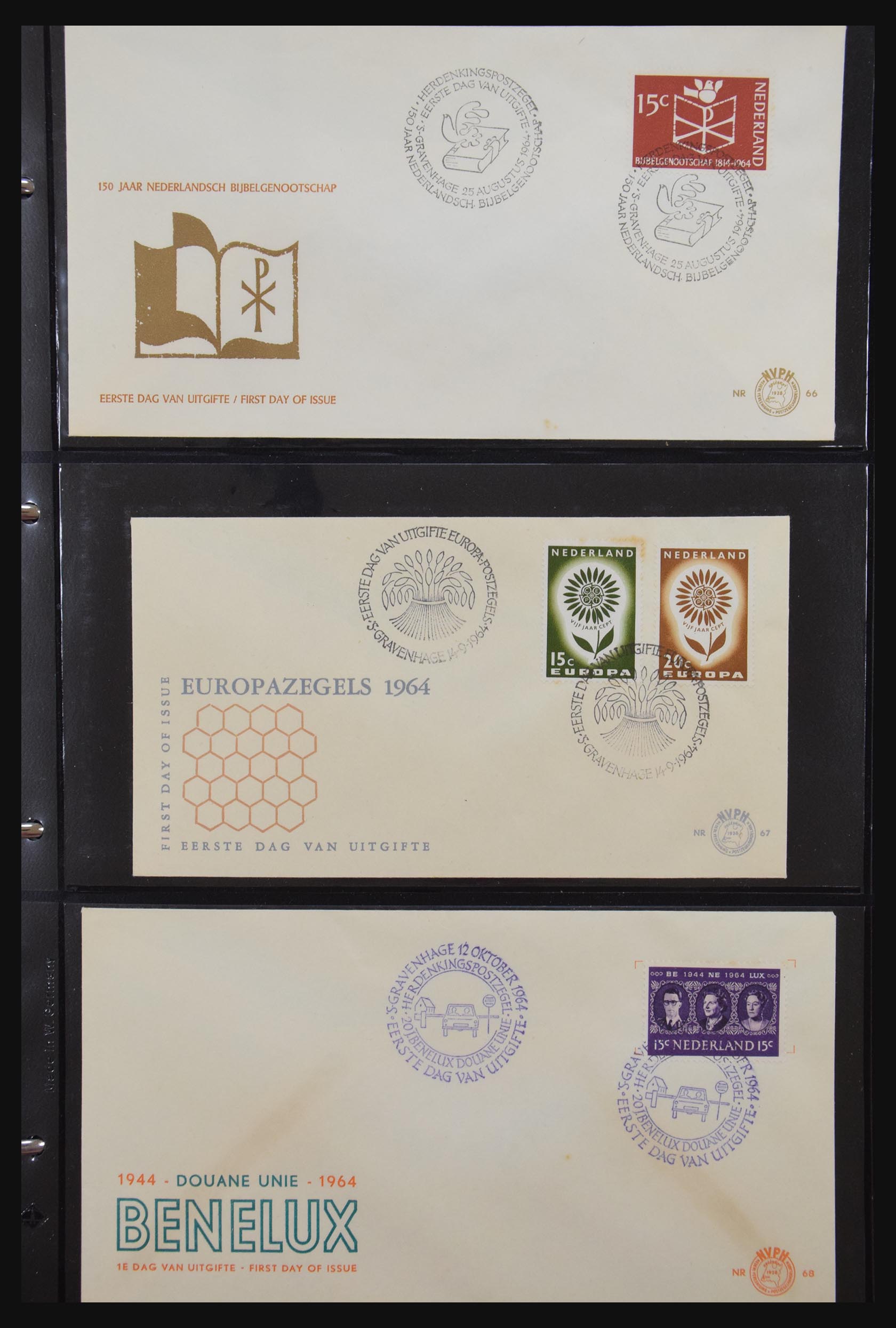 31098 023 - 31098 Netherlands FDC's 1950-2015.