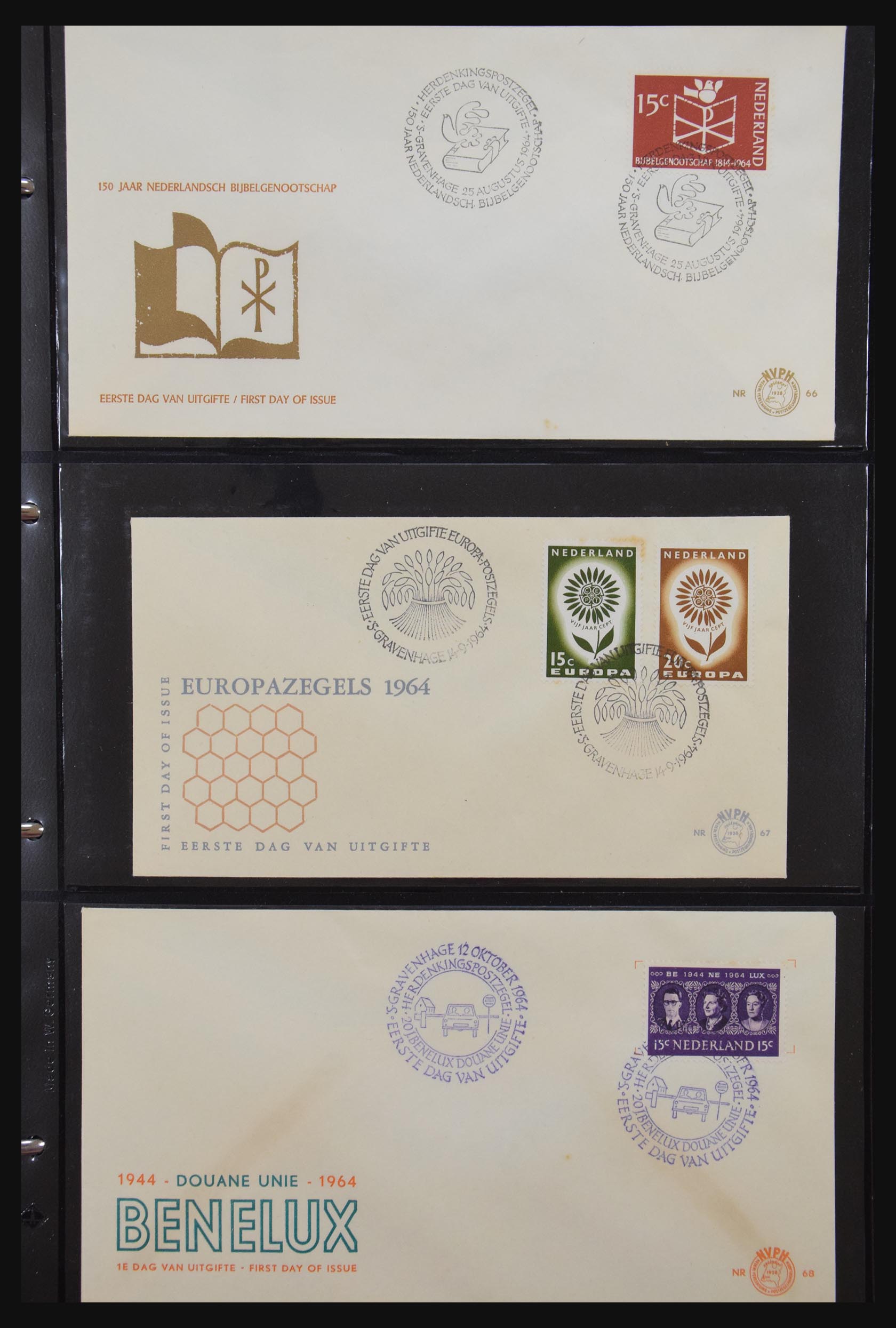 31098 023 - 31098 Nederland FDC's 1950-2015.