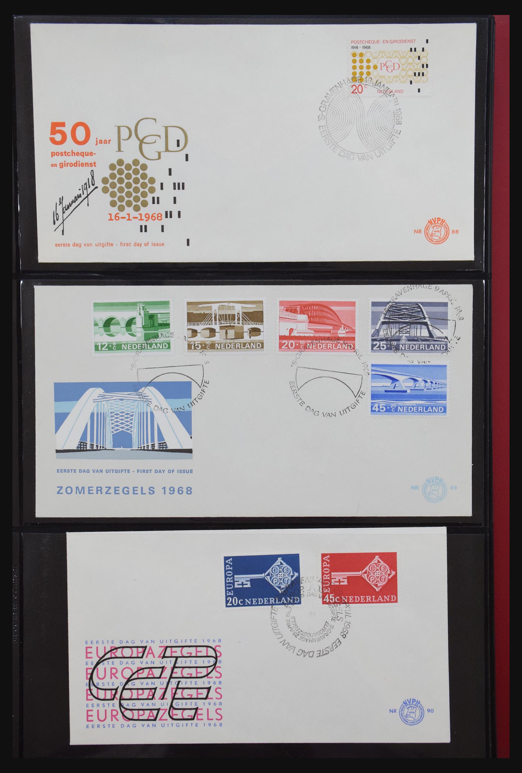 31098 031 - 31098 Netherlands FDC's 1950-2015.