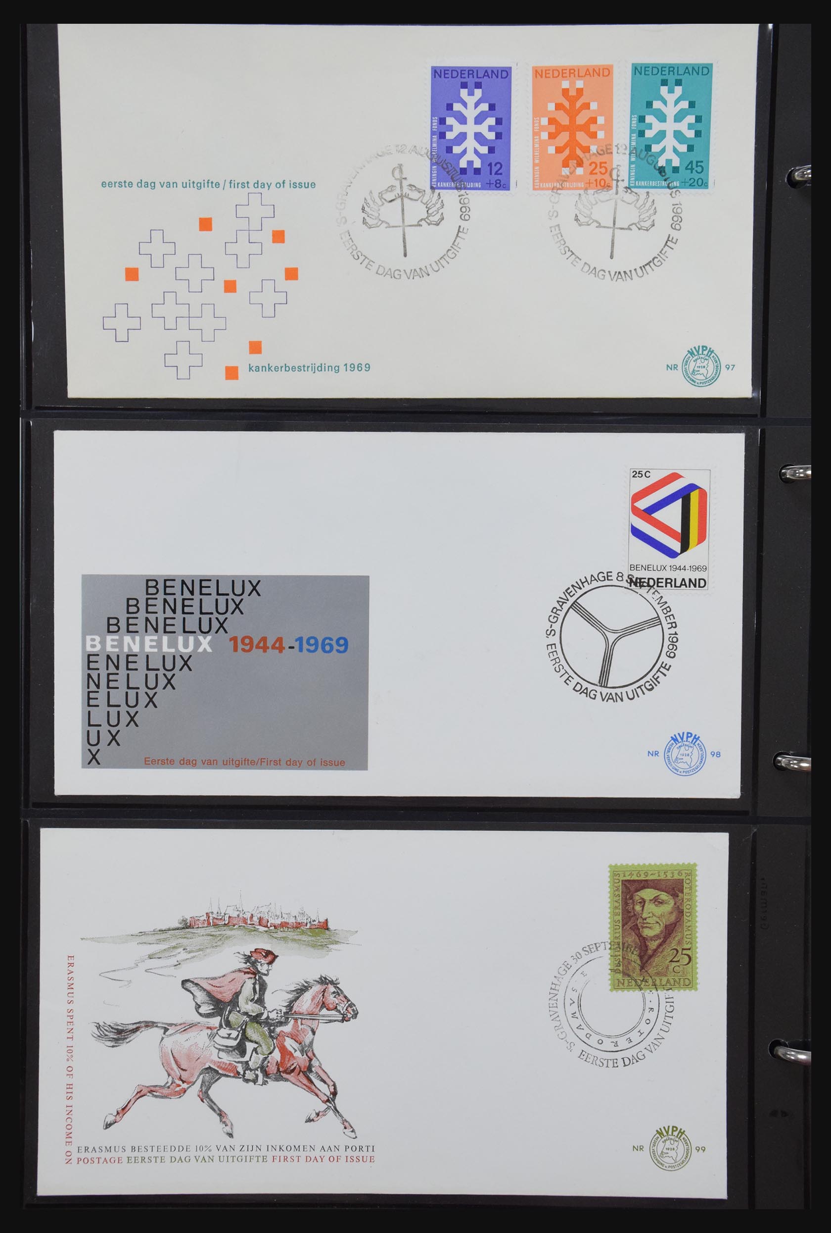 31098 034 - 31098 Netherlands FDC's 1950-2015.