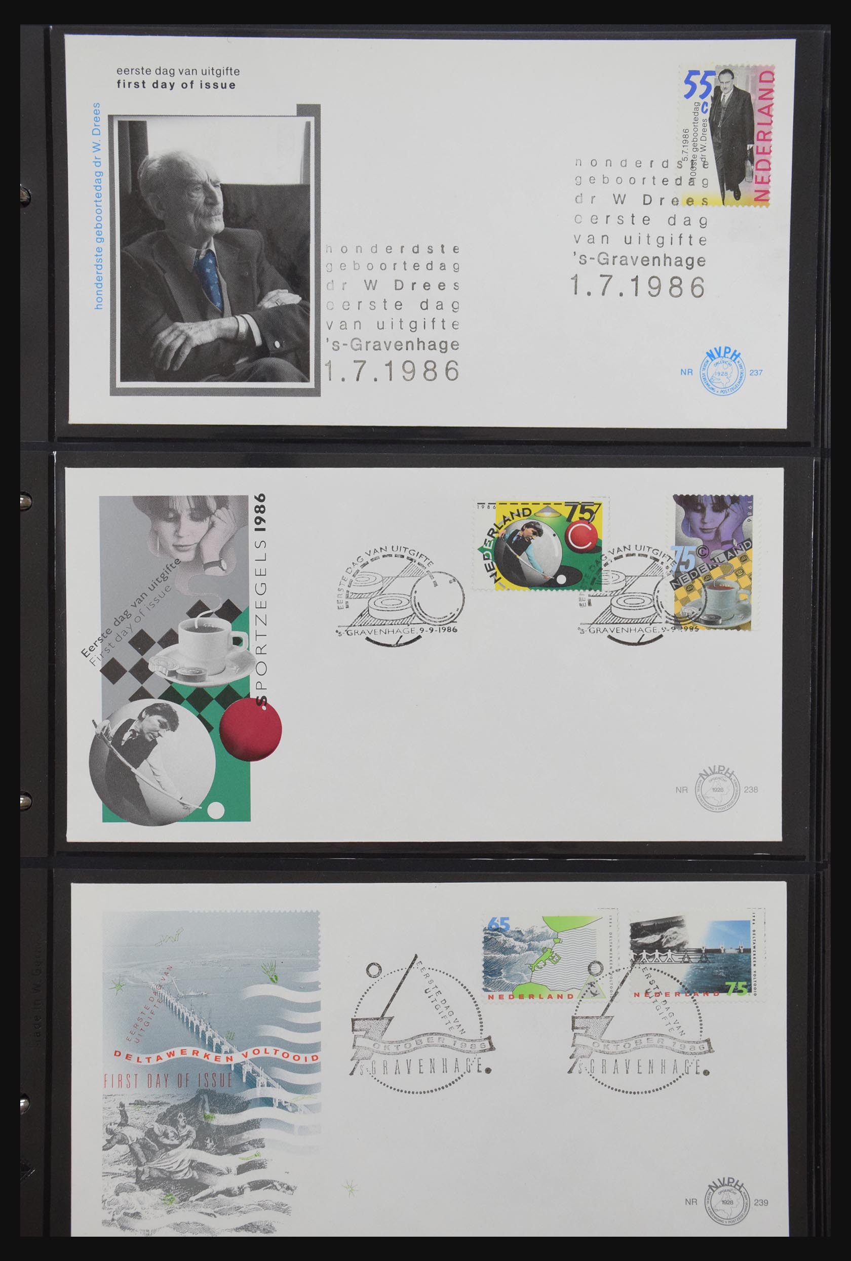 31098 087 - 31098 Netherlands FDC's 1950-2015.