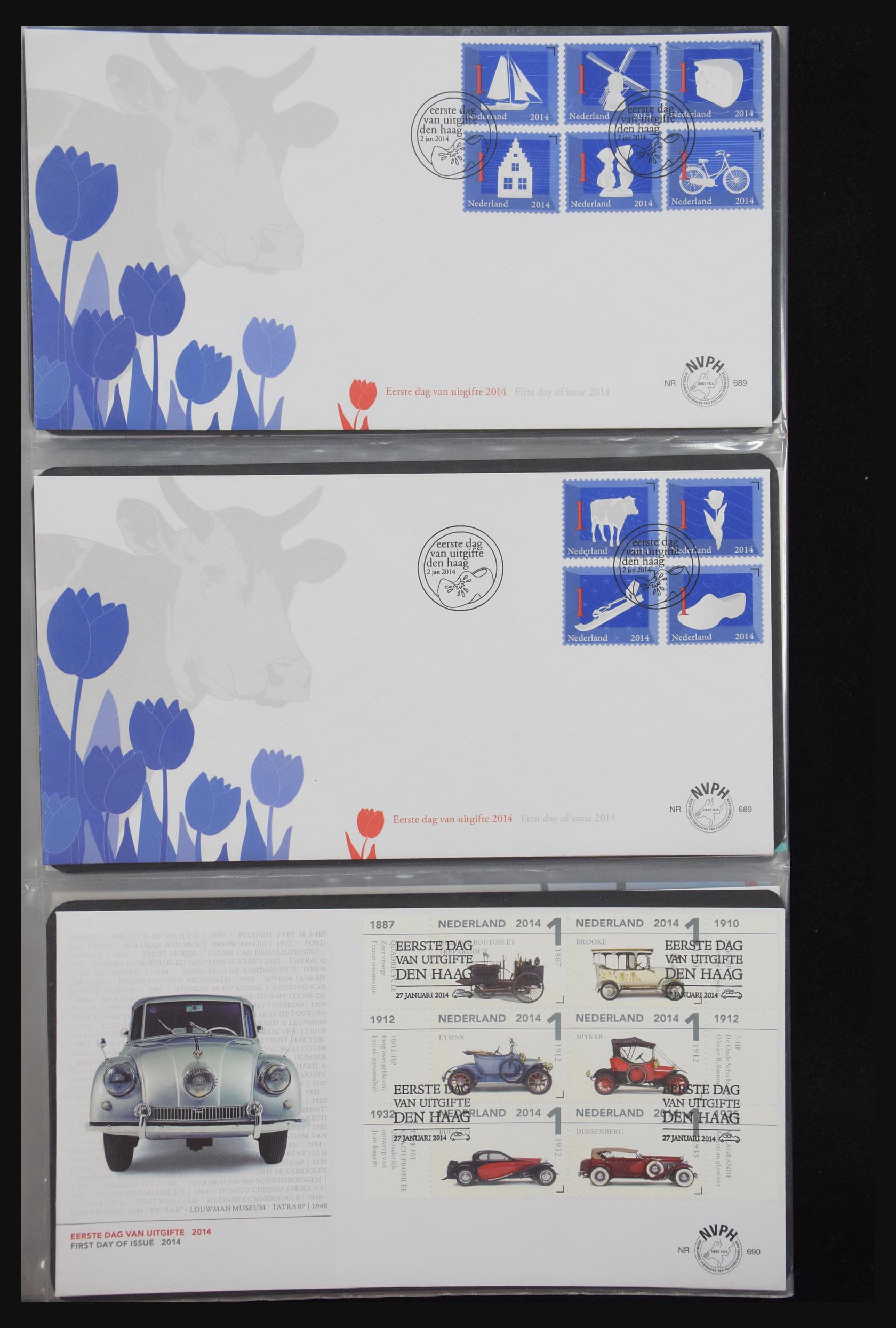 31098 281 - 31098 Netherlands FDC's 1950-2015.