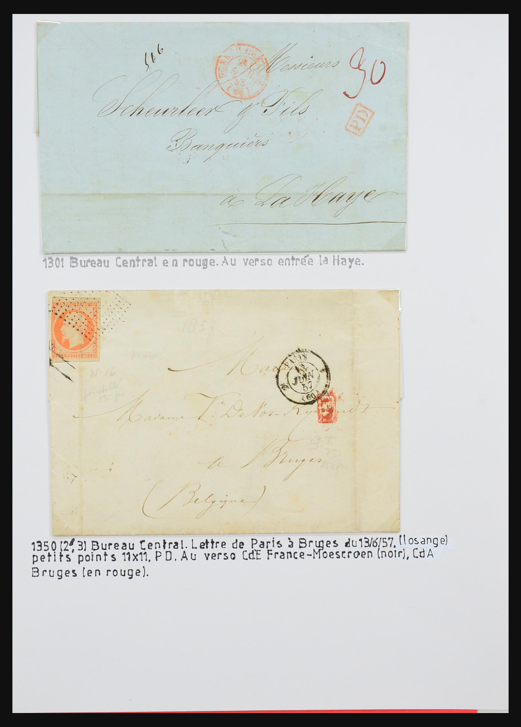 31145 011 - 31145 France, cancels Paris 1849-1990.