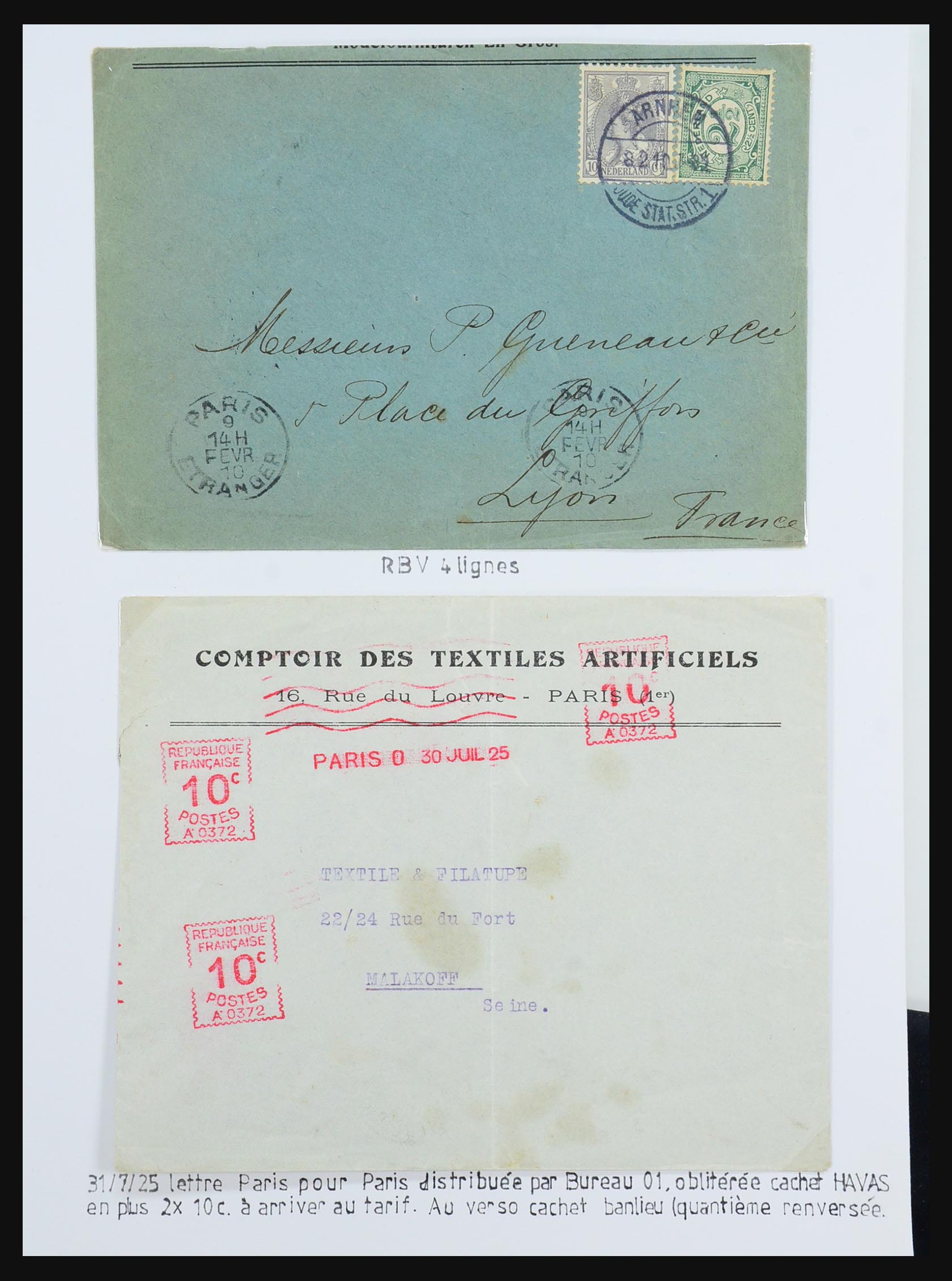 31145 037 - 31145 France, cancels Paris 1849-1990.