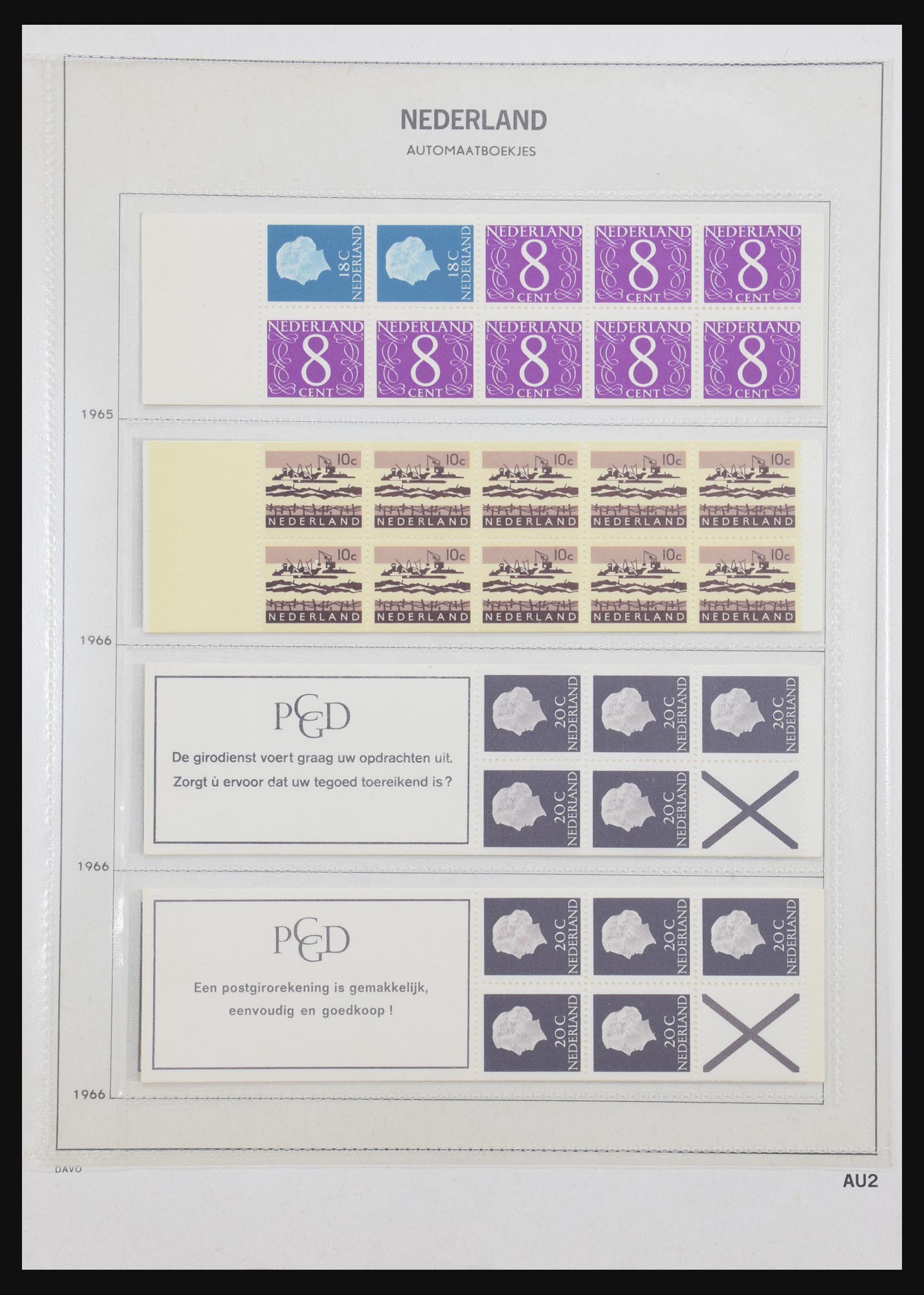 31159 002 - 31159 Netherlands stamp booklets 1964-1994.
