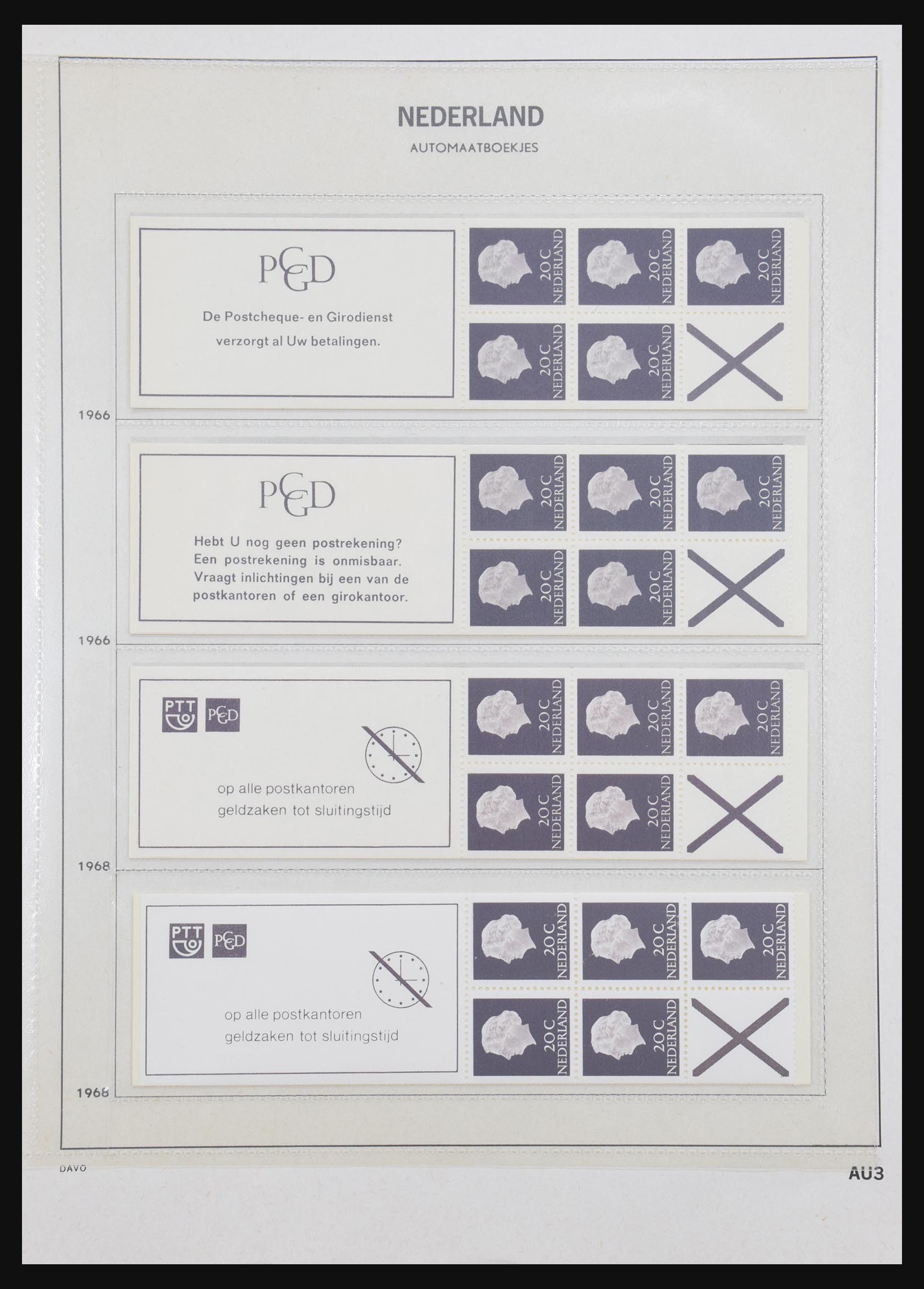 31159 003 - 31159 Netherlands stamp booklets 1964-1994.