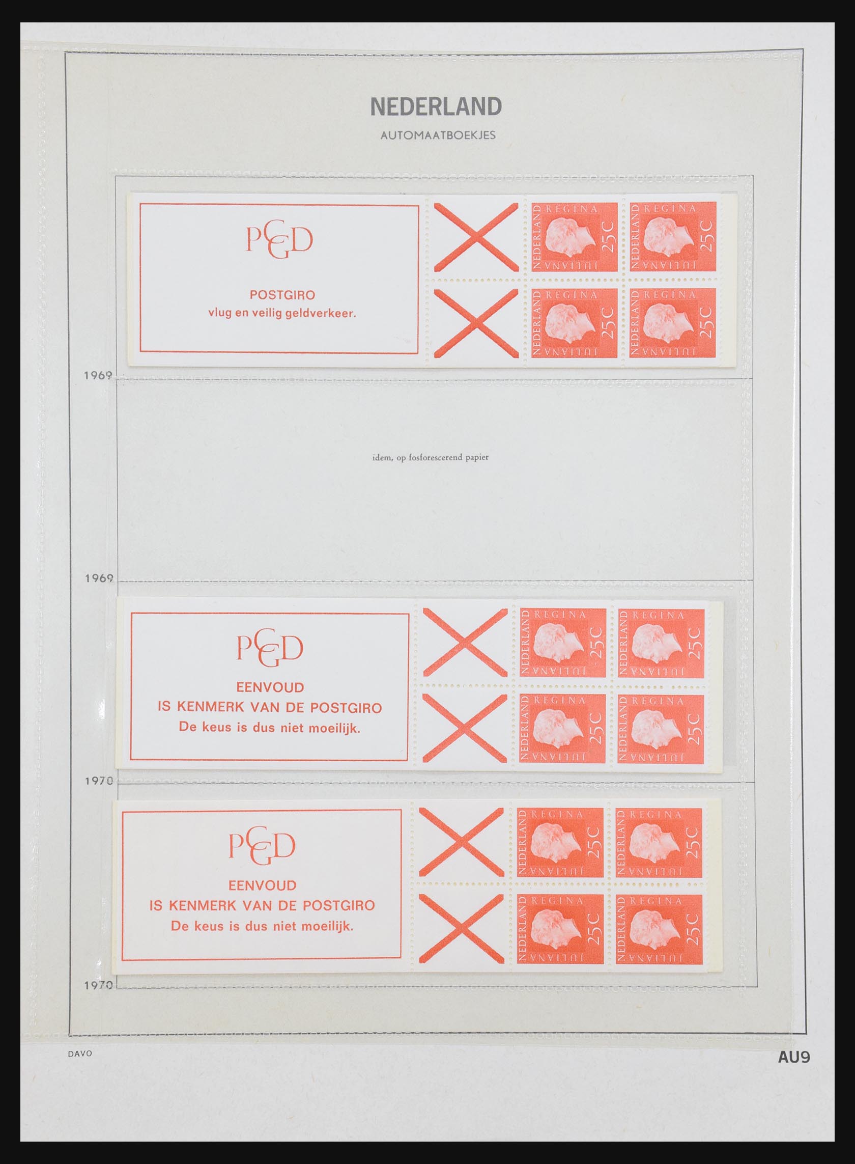 31159 009 - 31159 Netherlands stamp booklets 1964-1994.