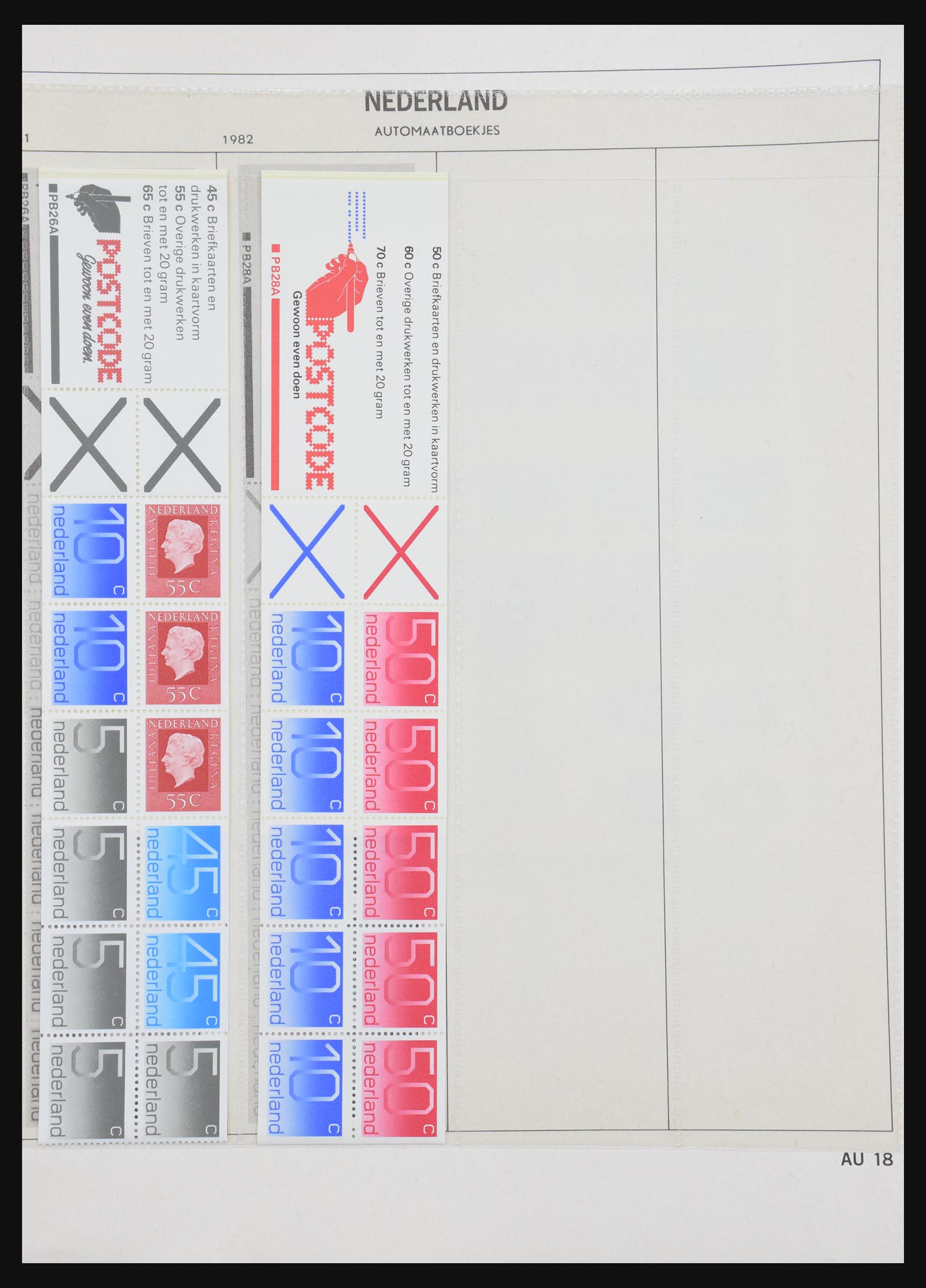 31159 018 - 31159 Nederland postzegelboekjes 1964-1994.