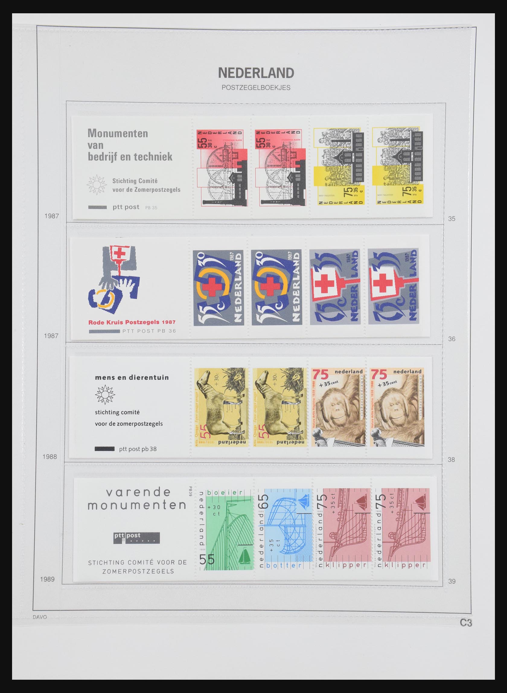 31159 025 - 31159 Netherlands stamp booklets 1964-1994.