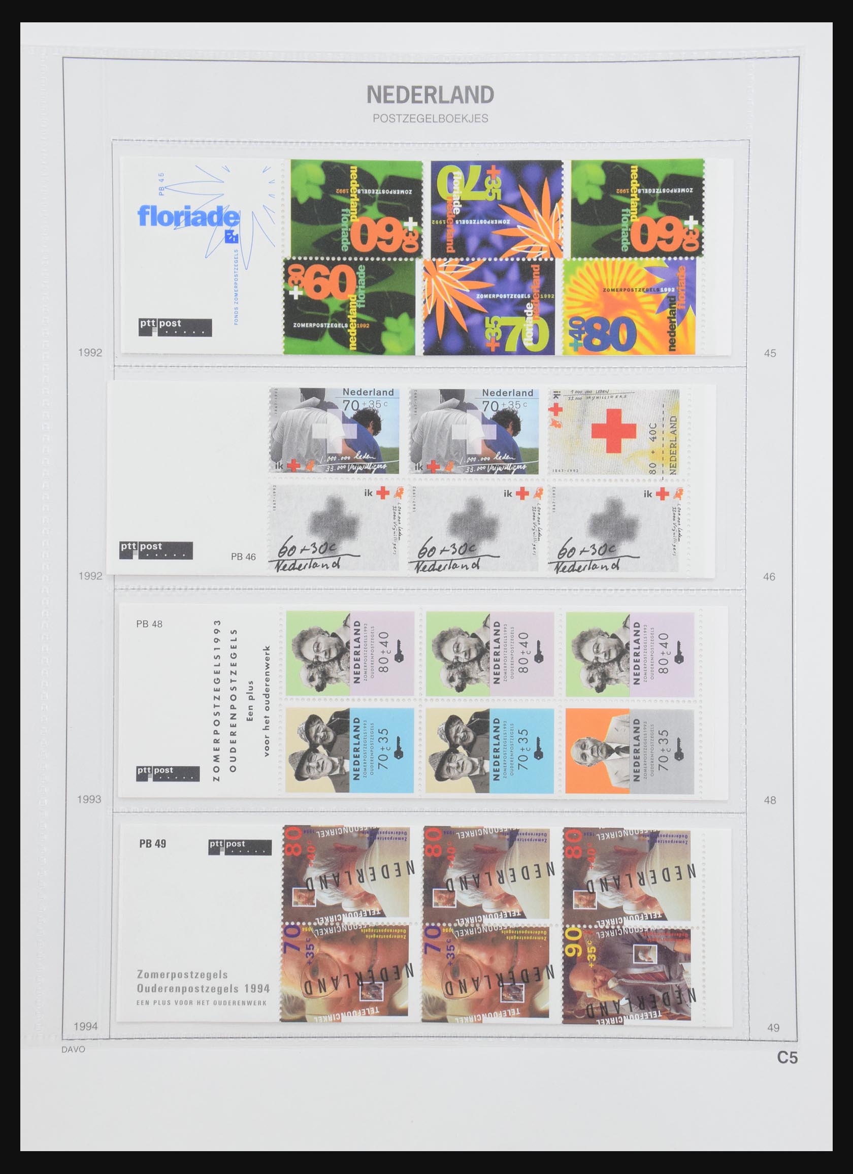 31159 027 - 31159 Nederland postzegelboekjes 1964-1994.