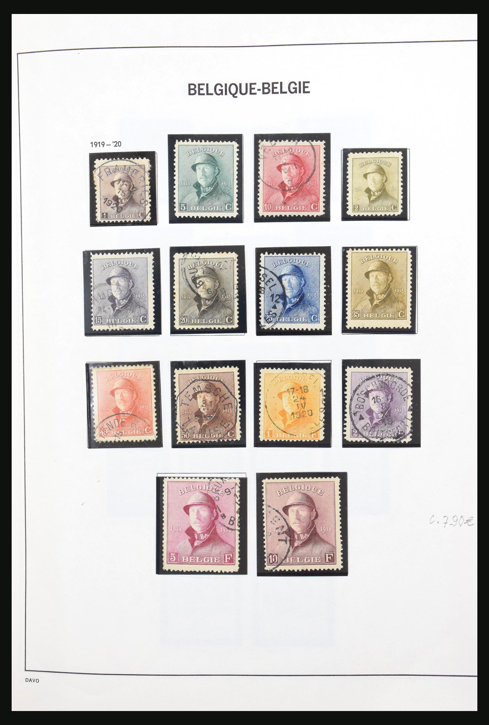 31178 019 - 31178 Belgium 1849-1951.