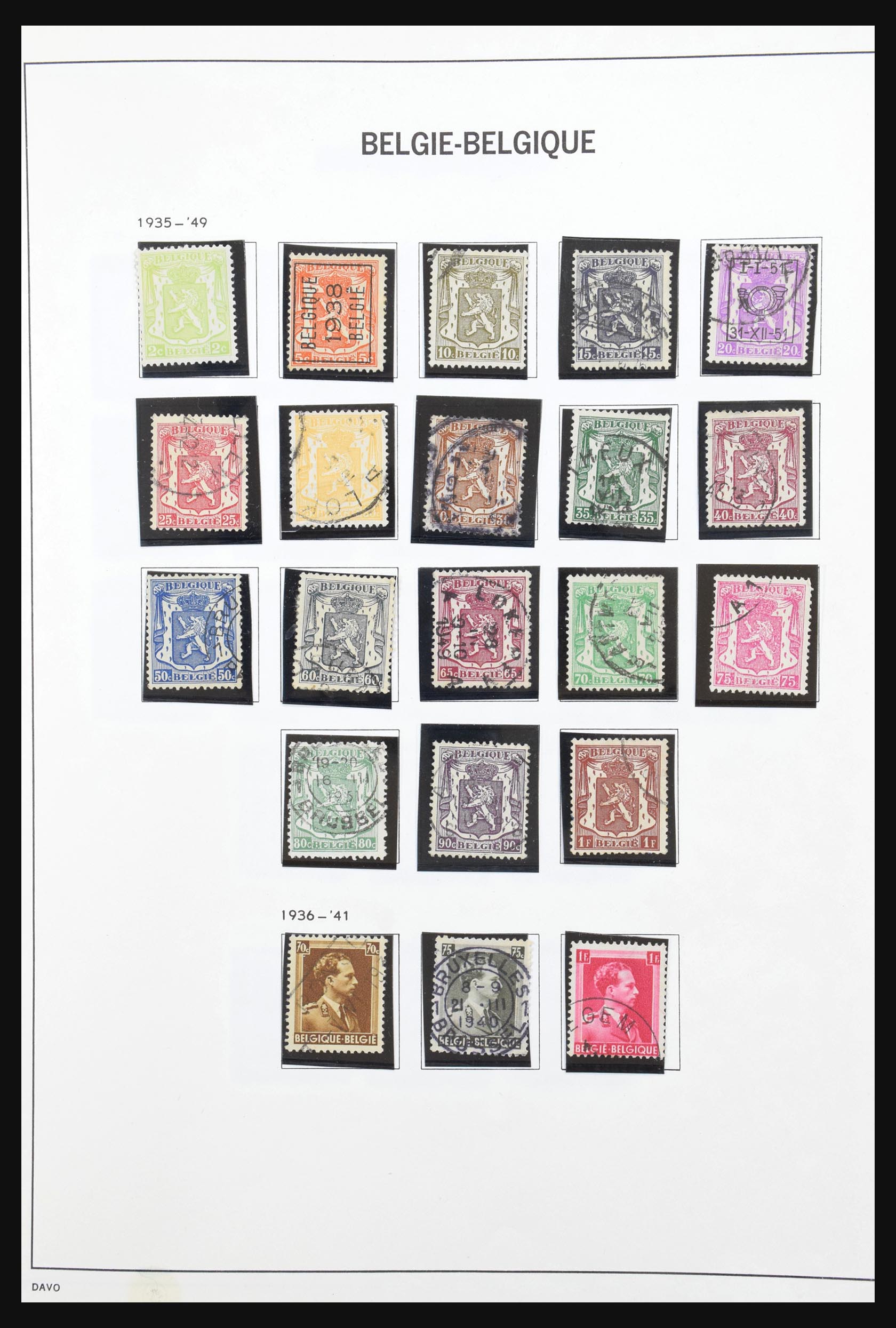 31178 062 - 31178 België 1849-1951.