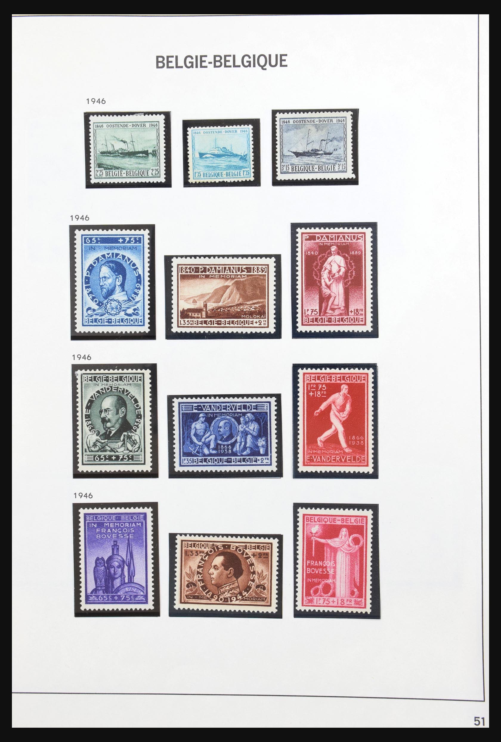 31178 164 - 31178 Belgium 1849-1951.