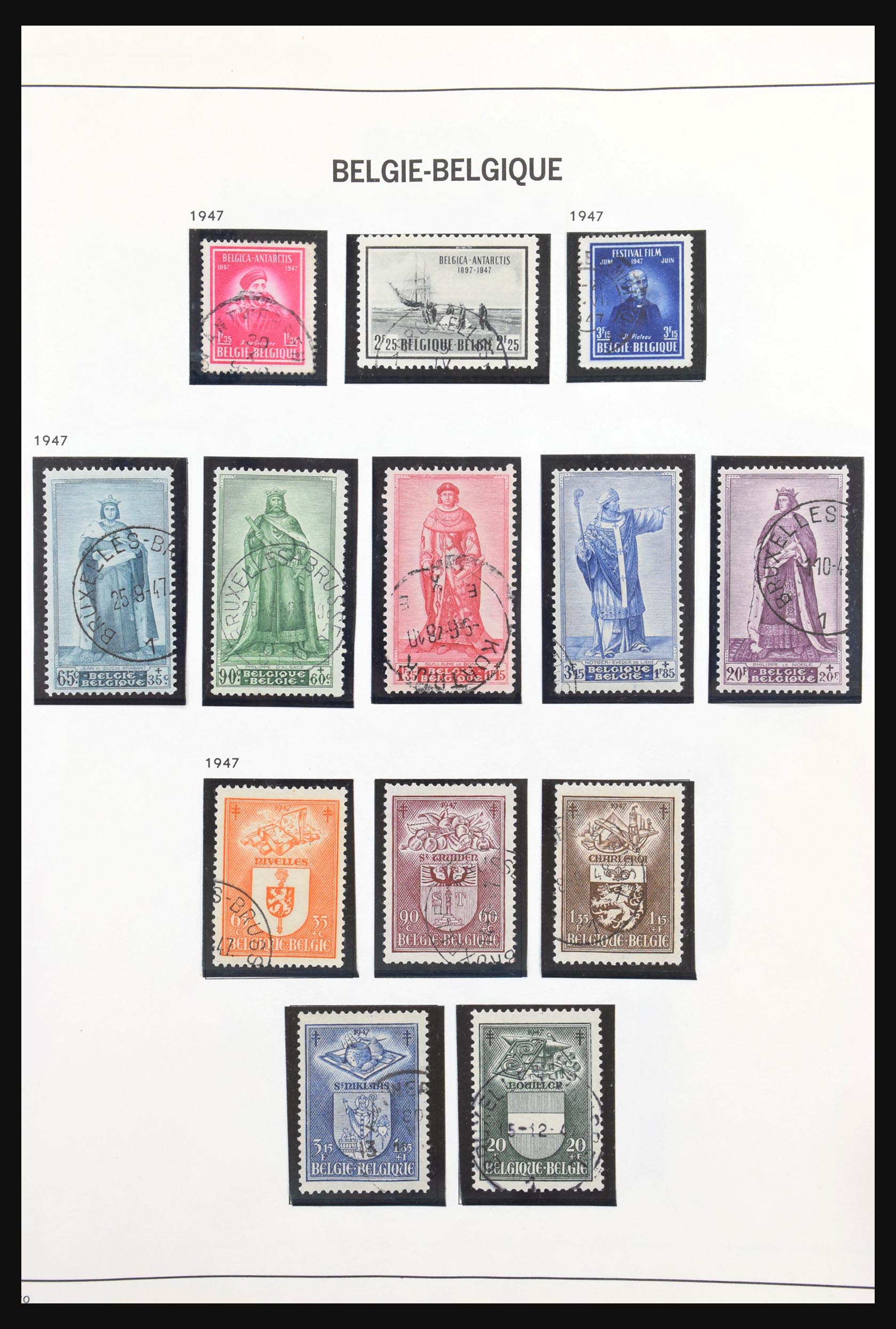 31178 166 - 31178 Belgium 1849-1951.