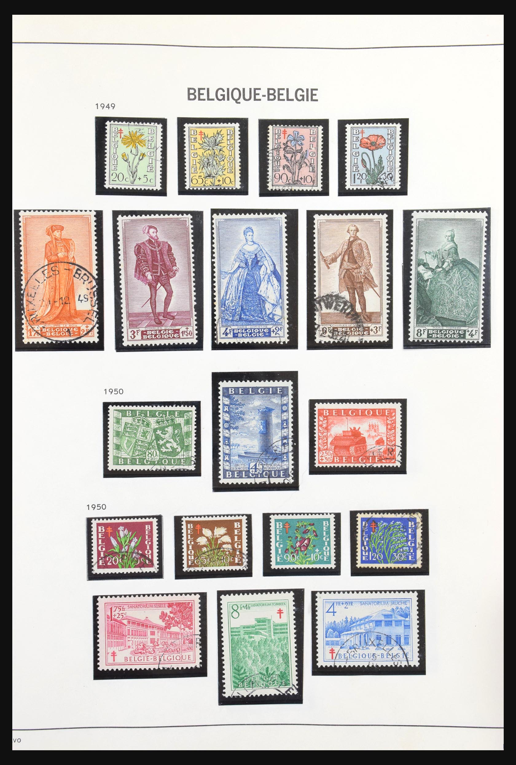 31178 177 - 31178 België 1849-1951.