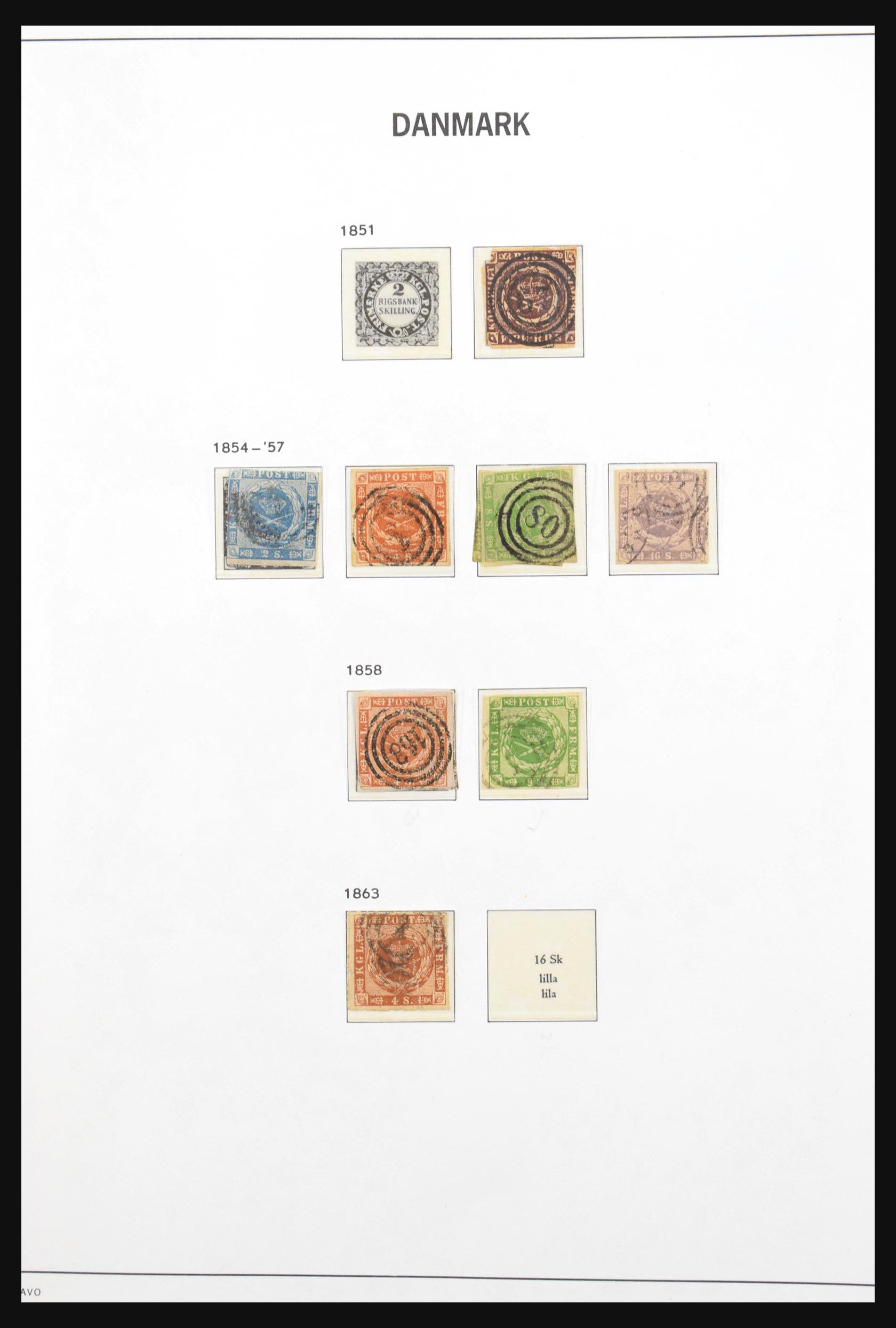 31199 001 - 31199 Denemarken 1851-1998.