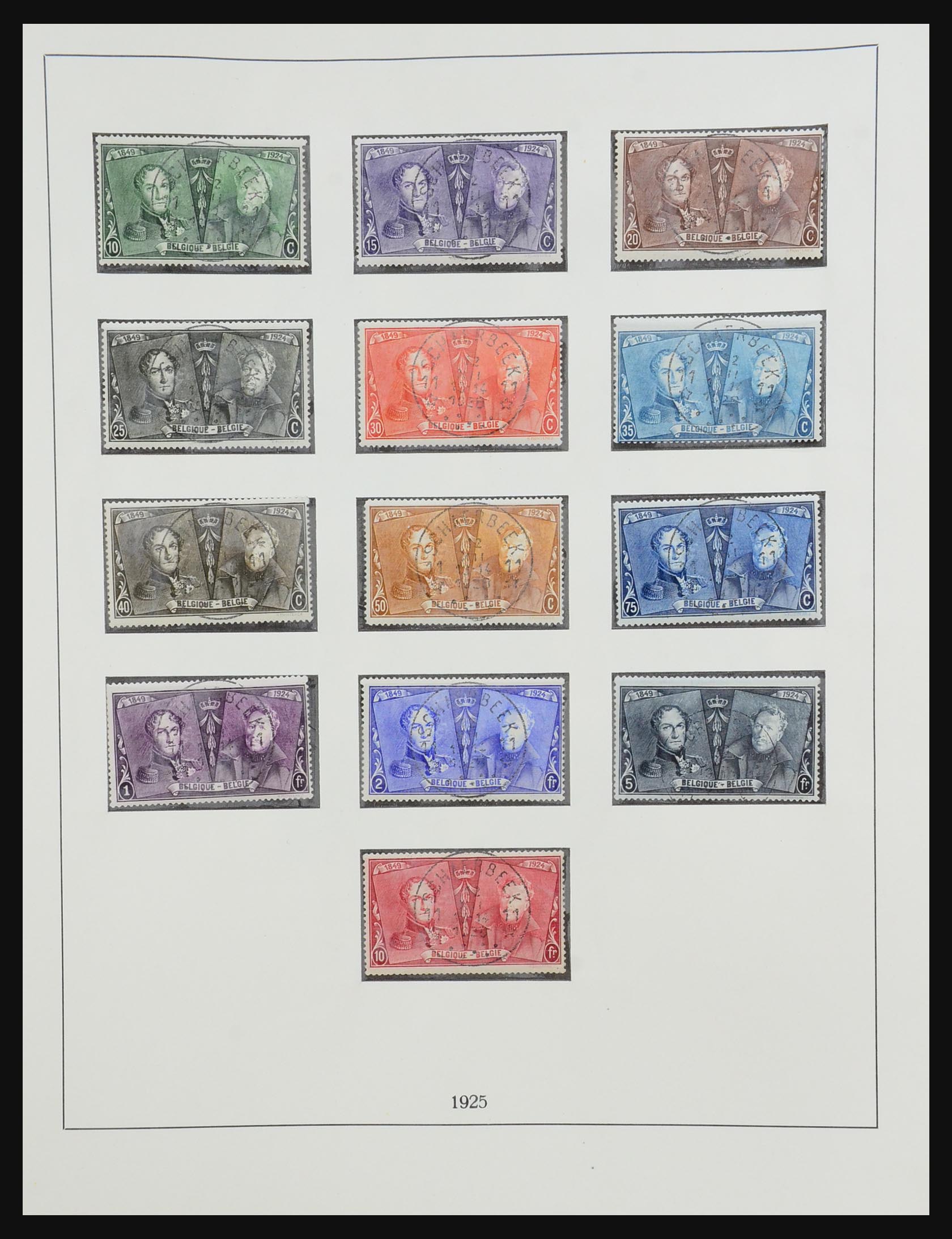 31210 025 - 31210 Belgium 1849-2010.