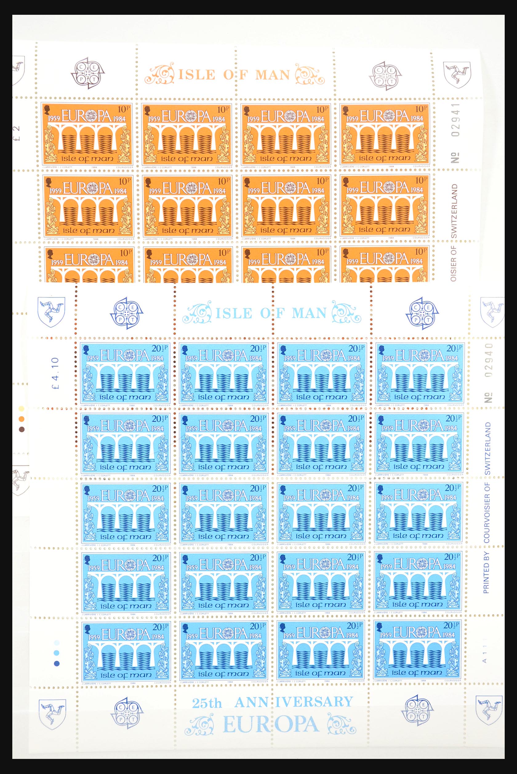 31249 001 - 31249 Channel Islands souvenir sheets and sheetlets 1978-1997.