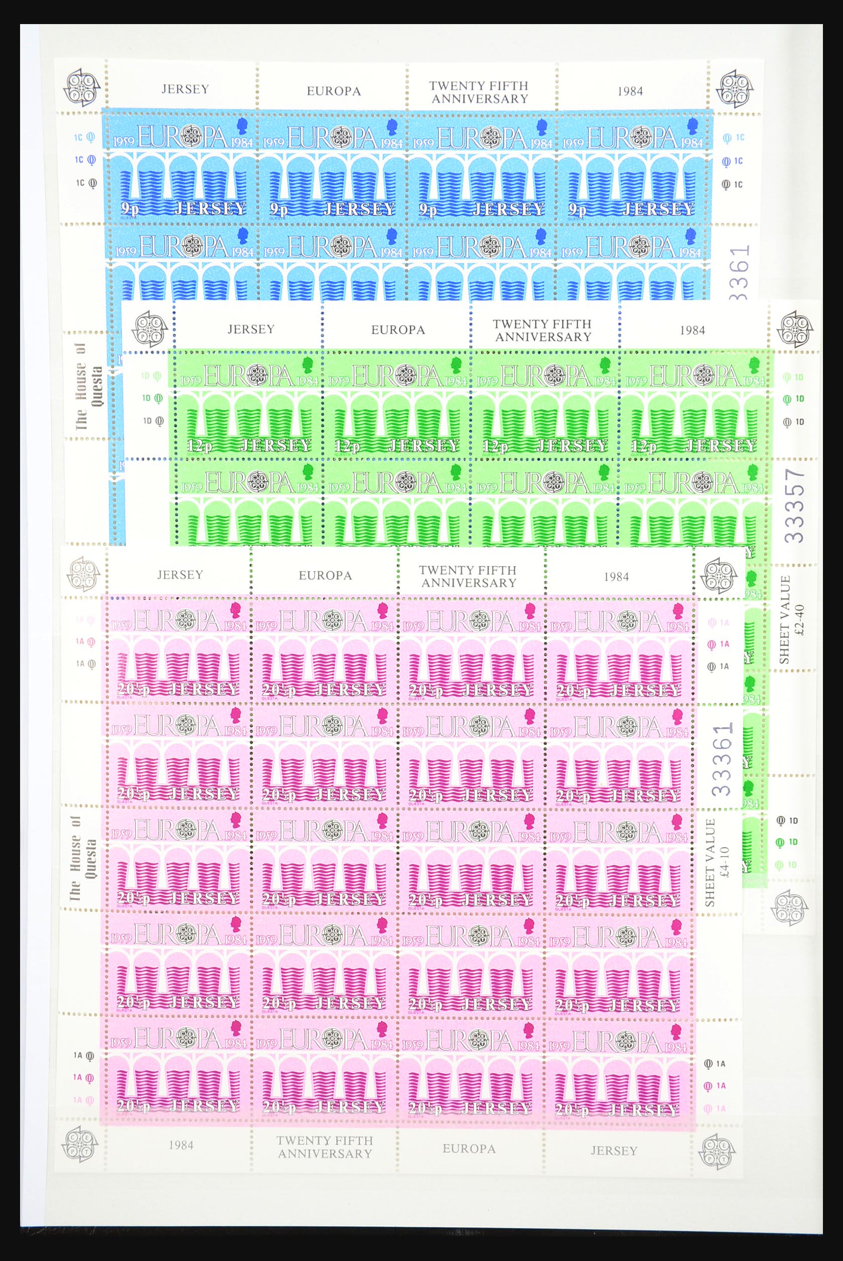 31249 006 - 31249 Kanaaleilanden blokken en velletjes 1978-1997.