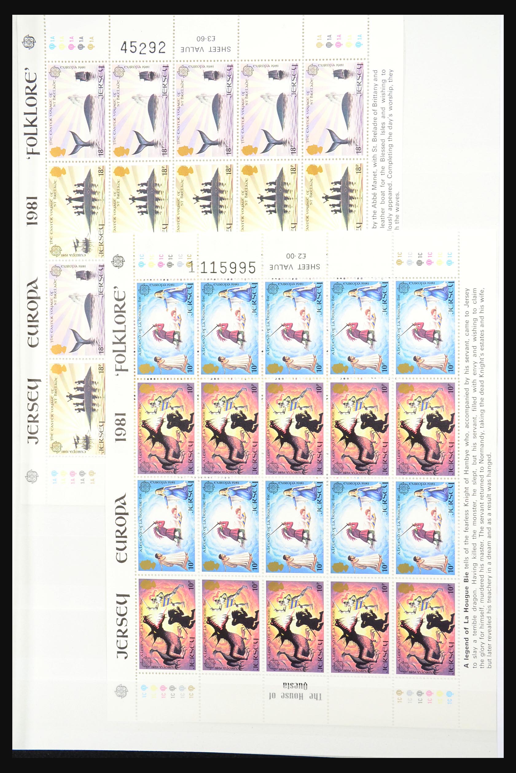 31249 007 - 31249 Channel Islands souvenir sheets and sheetlets 1978-1997.