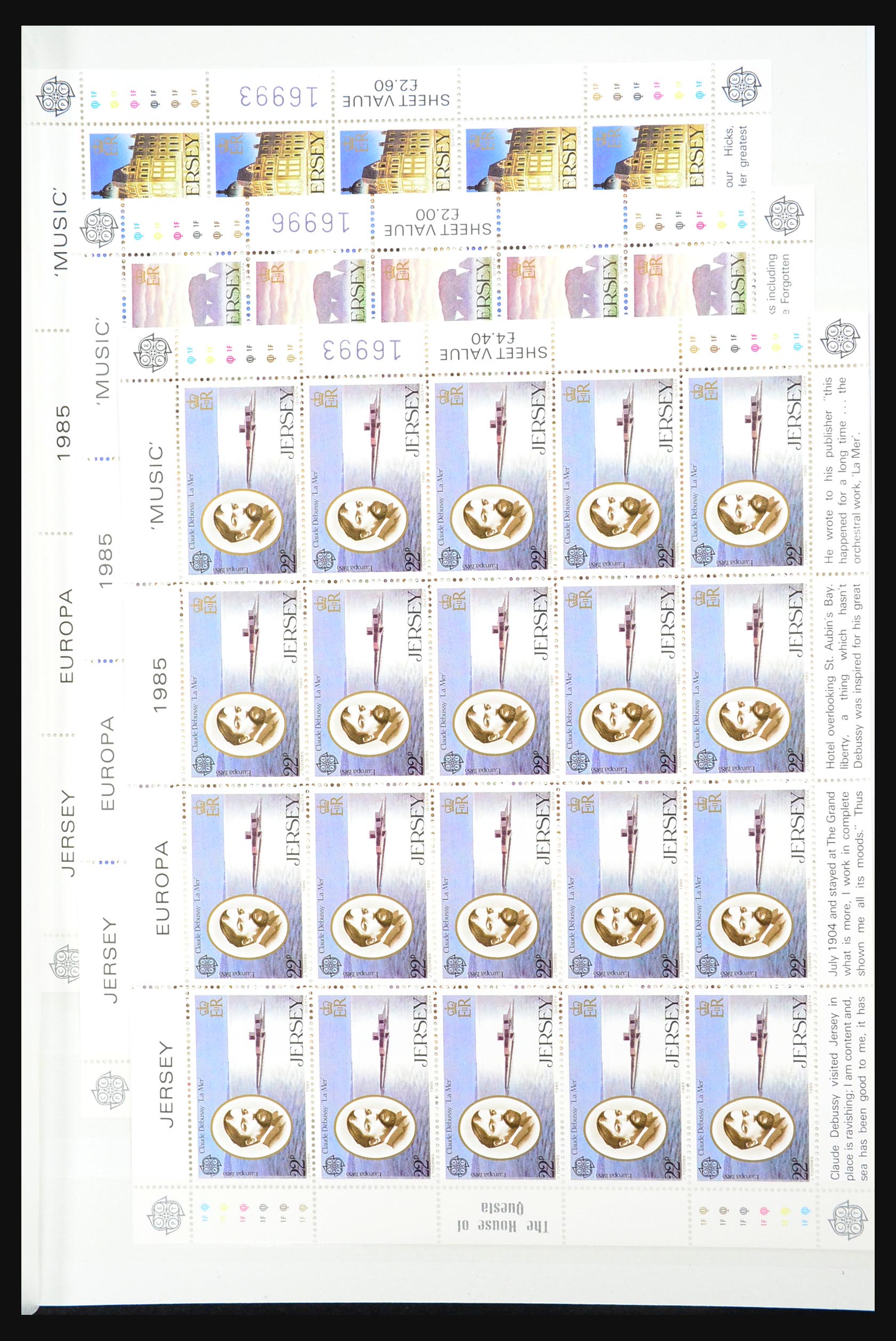 31249 011 - 31249 Kanaaleilanden blokken en velletjes 1978-1997.