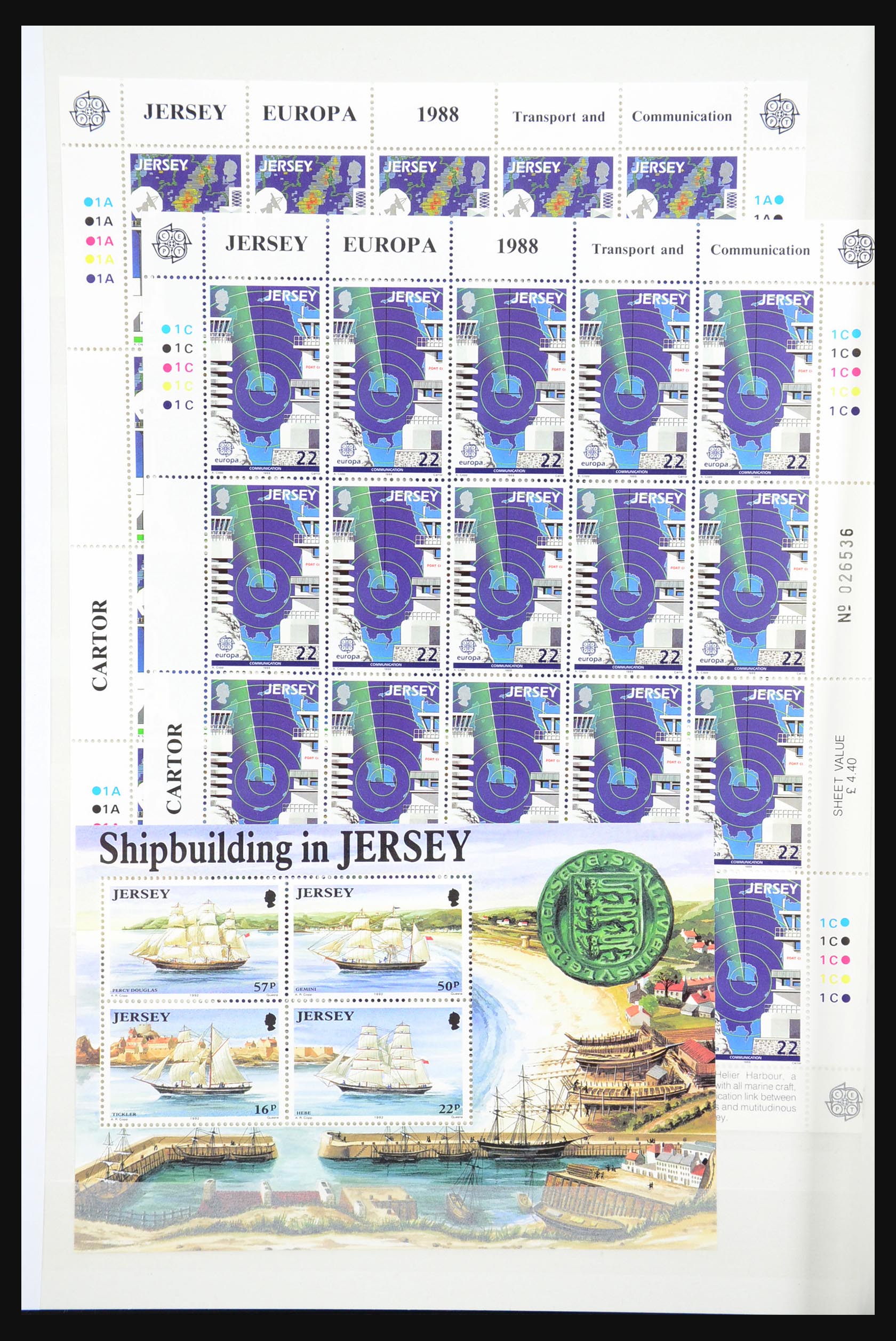 31249 014 - 31249 Channel Islands souvenir sheets and sheetlets 1978-1997.