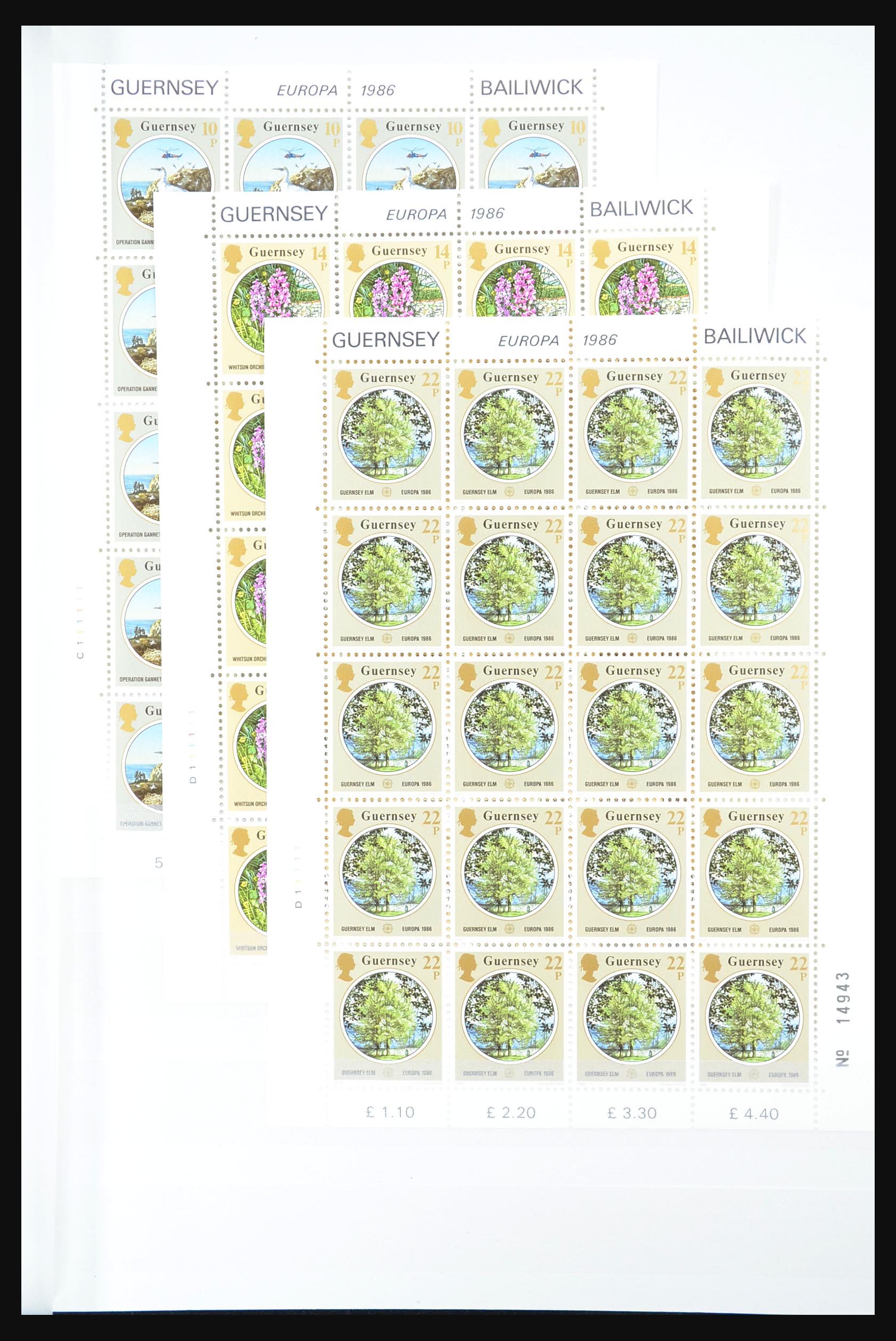 31249 025 - 31249 Kanaaleilanden blokken en velletjes 1978-1997.