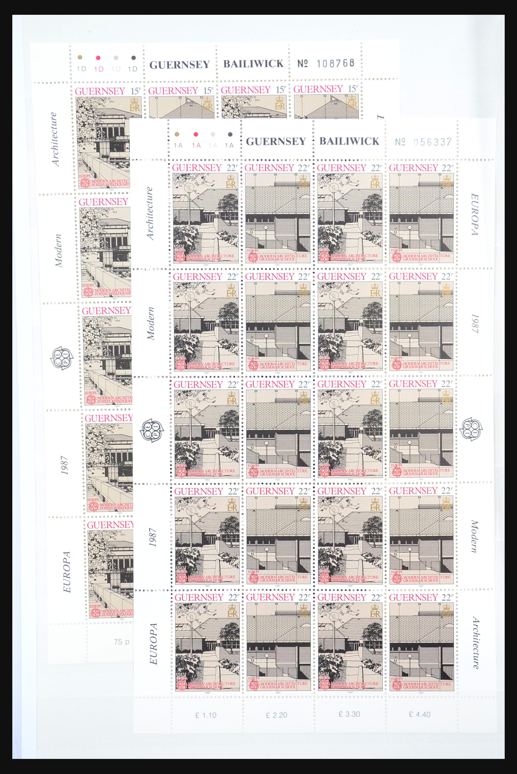 31249 026 - 31249 Channel Islands souvenir sheets and sheetlets 1978-1997.