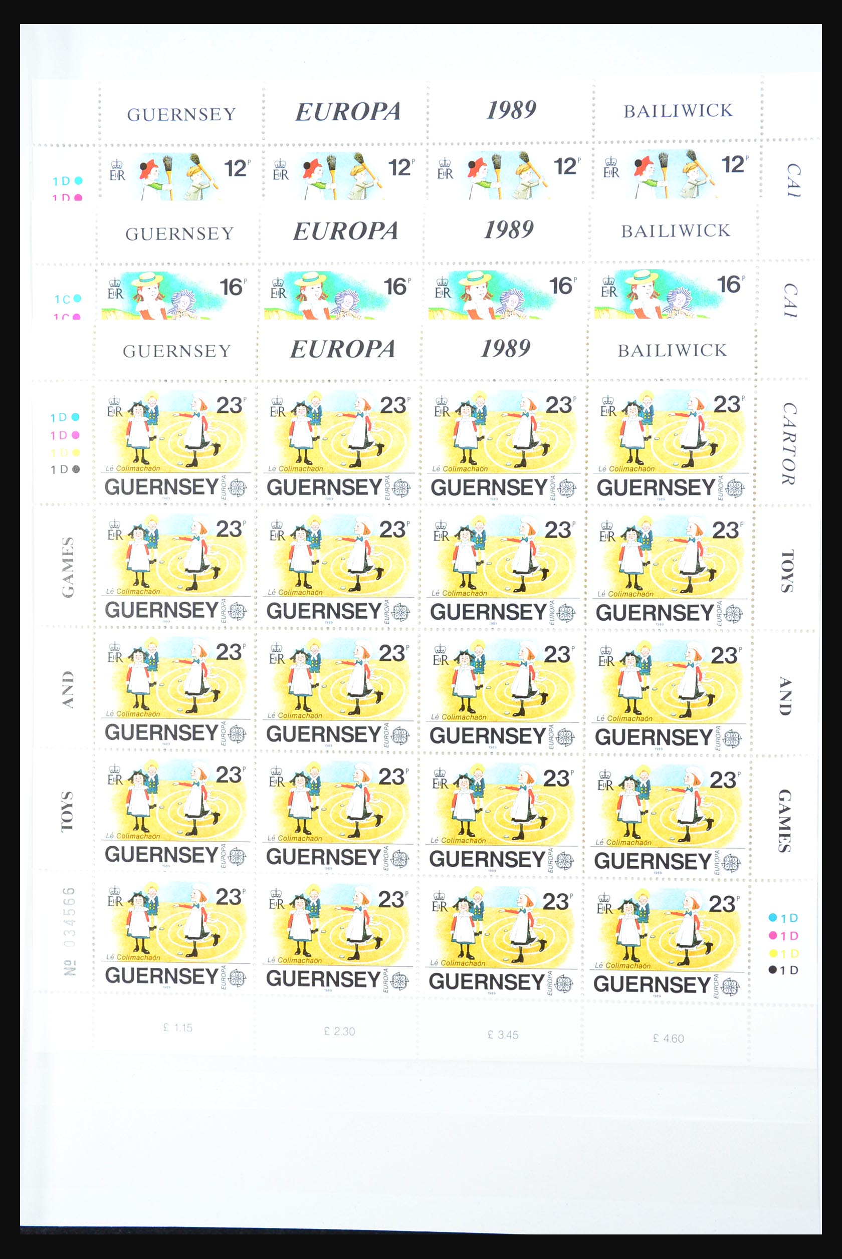 31249 027 - 31249 Channel Islands souvenir sheets and sheetlets 1978-1997.