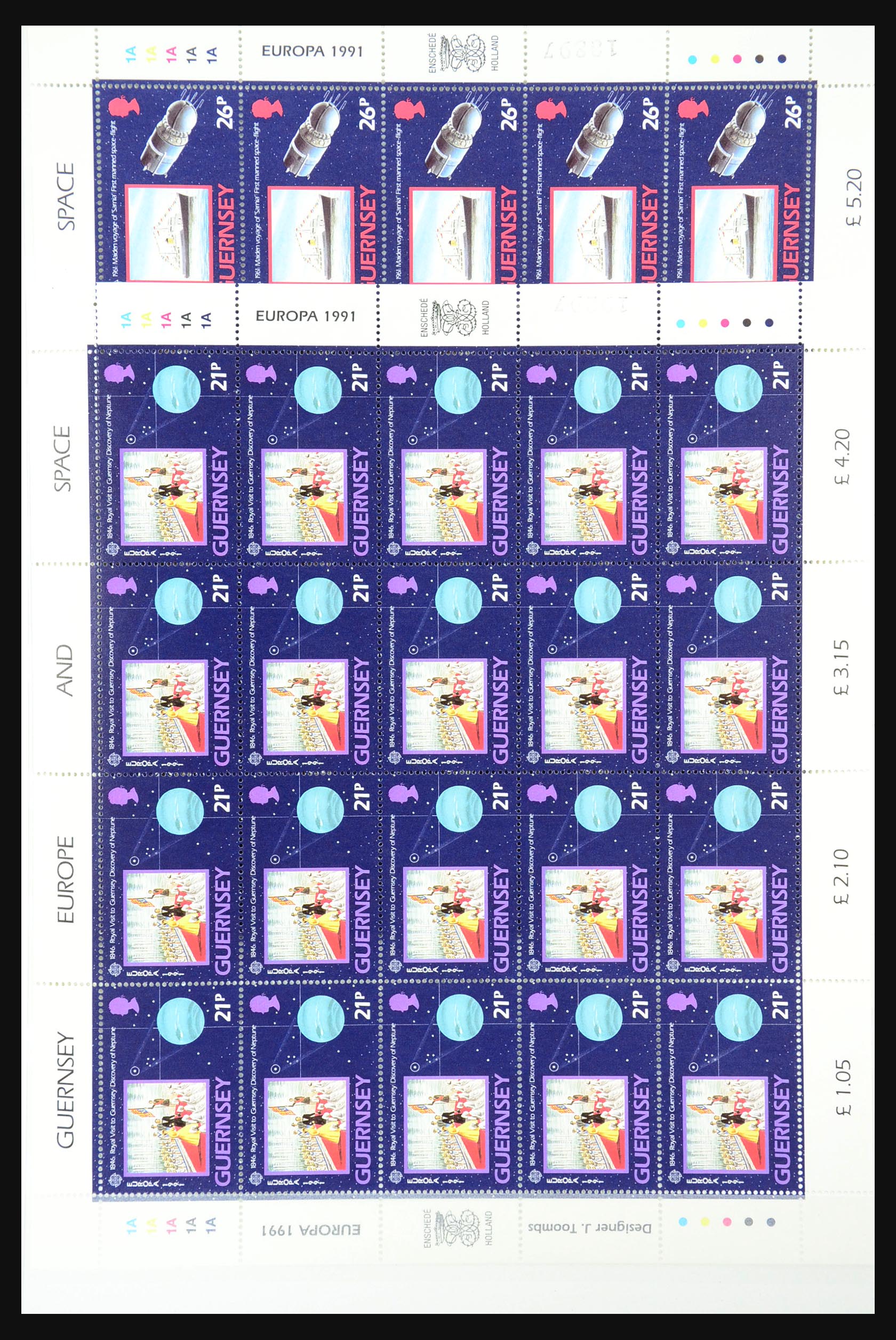 31249 030 - 31249 Channel Islands souvenir sheets and sheetlets 1978-1997.