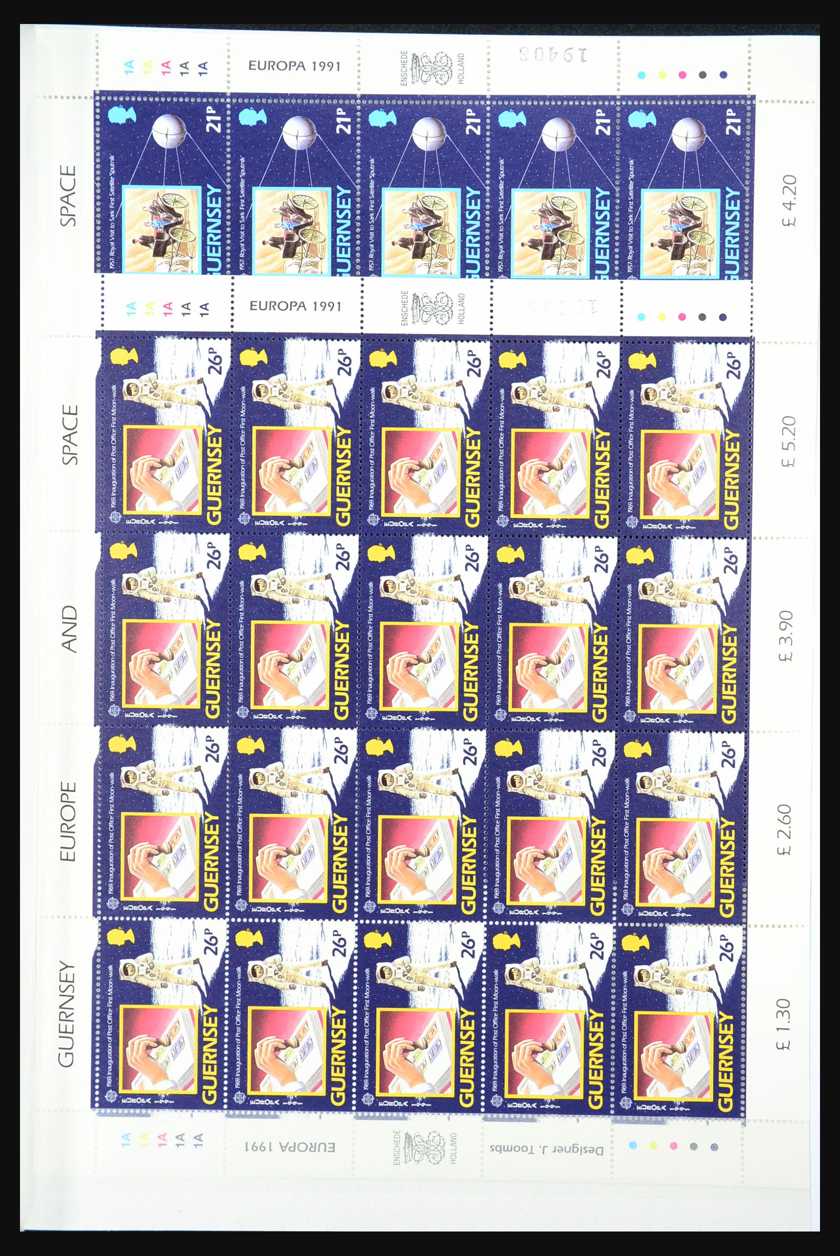 31249 031 - 31249 Channel Islands souvenir sheets and sheetlets 1978-1997.
