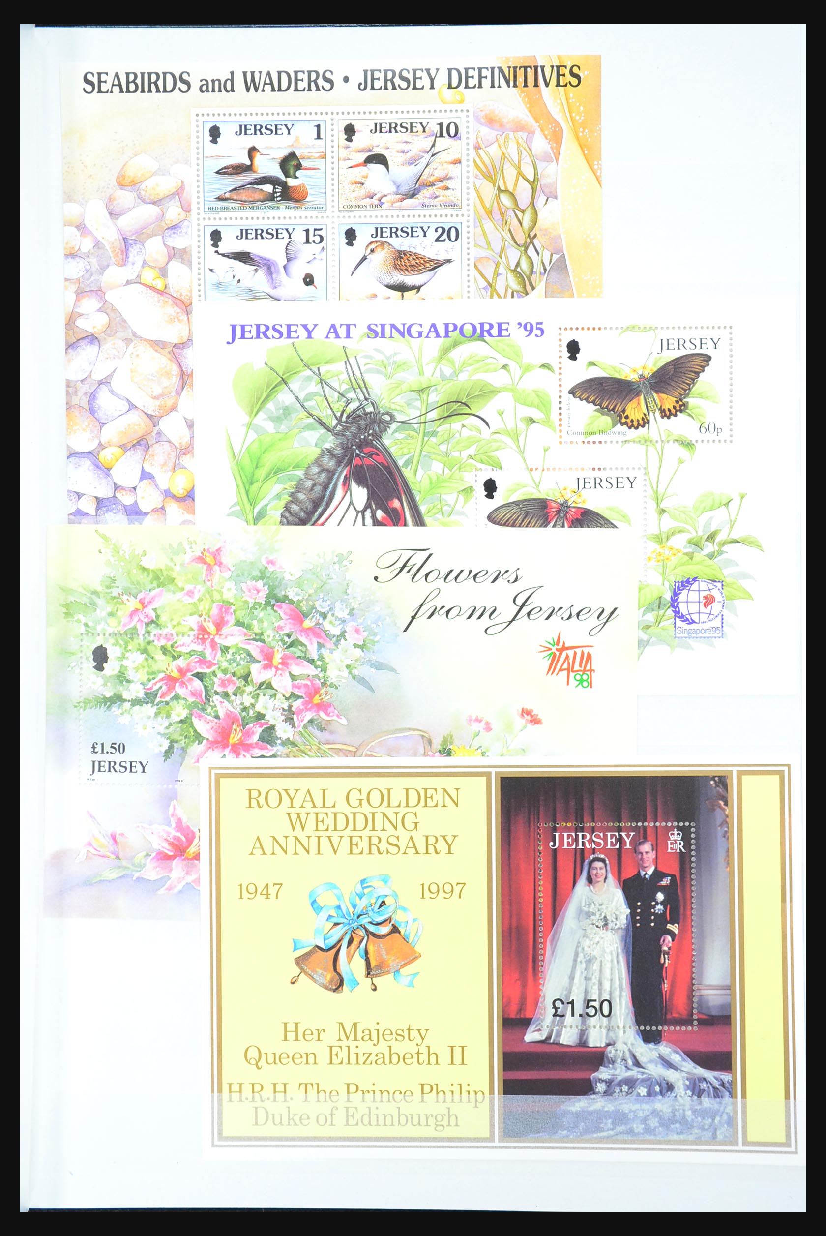 31249 041 - 31249 Channel Islands souvenir sheets and sheetlets 1978-1997.