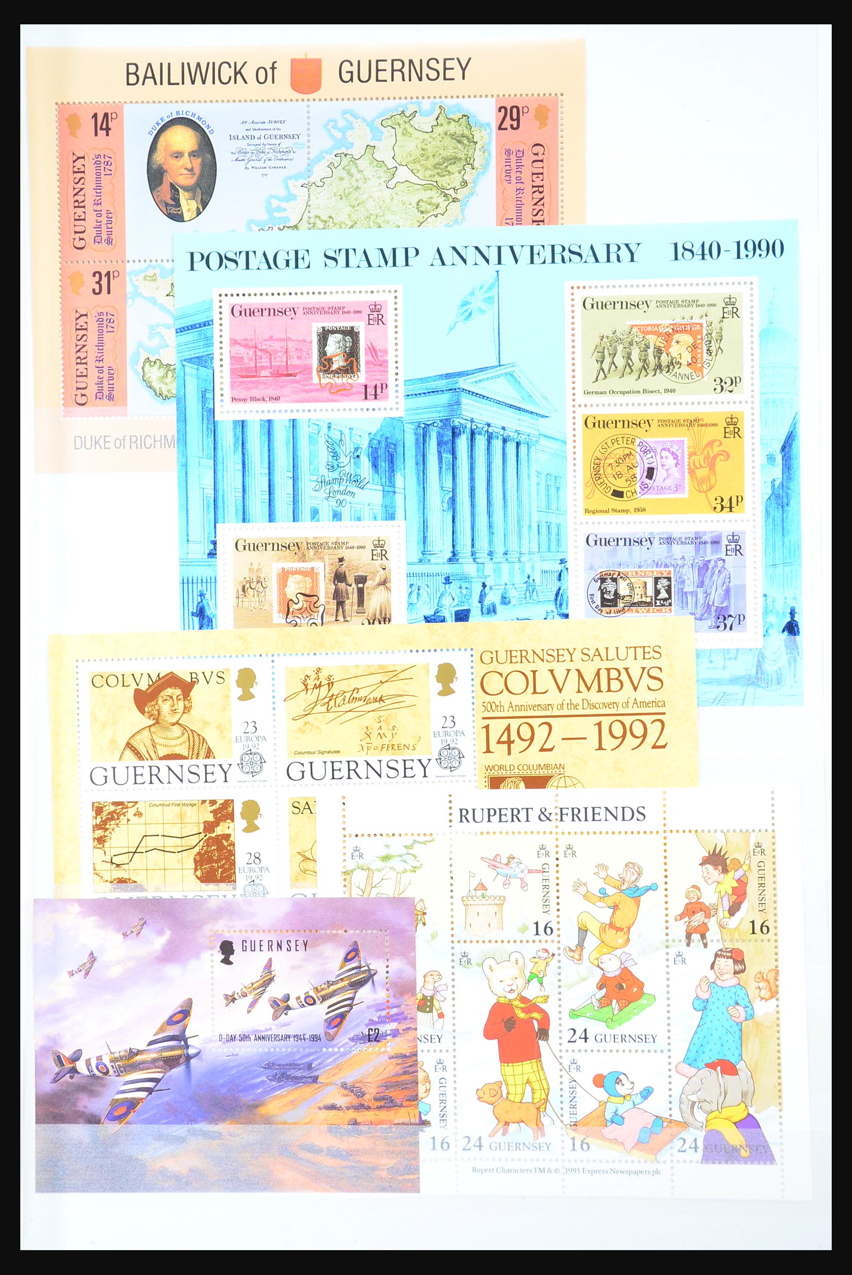 31249 047 - 31249 Channel Islands souvenir sheets and sheetlets 1978-1997.