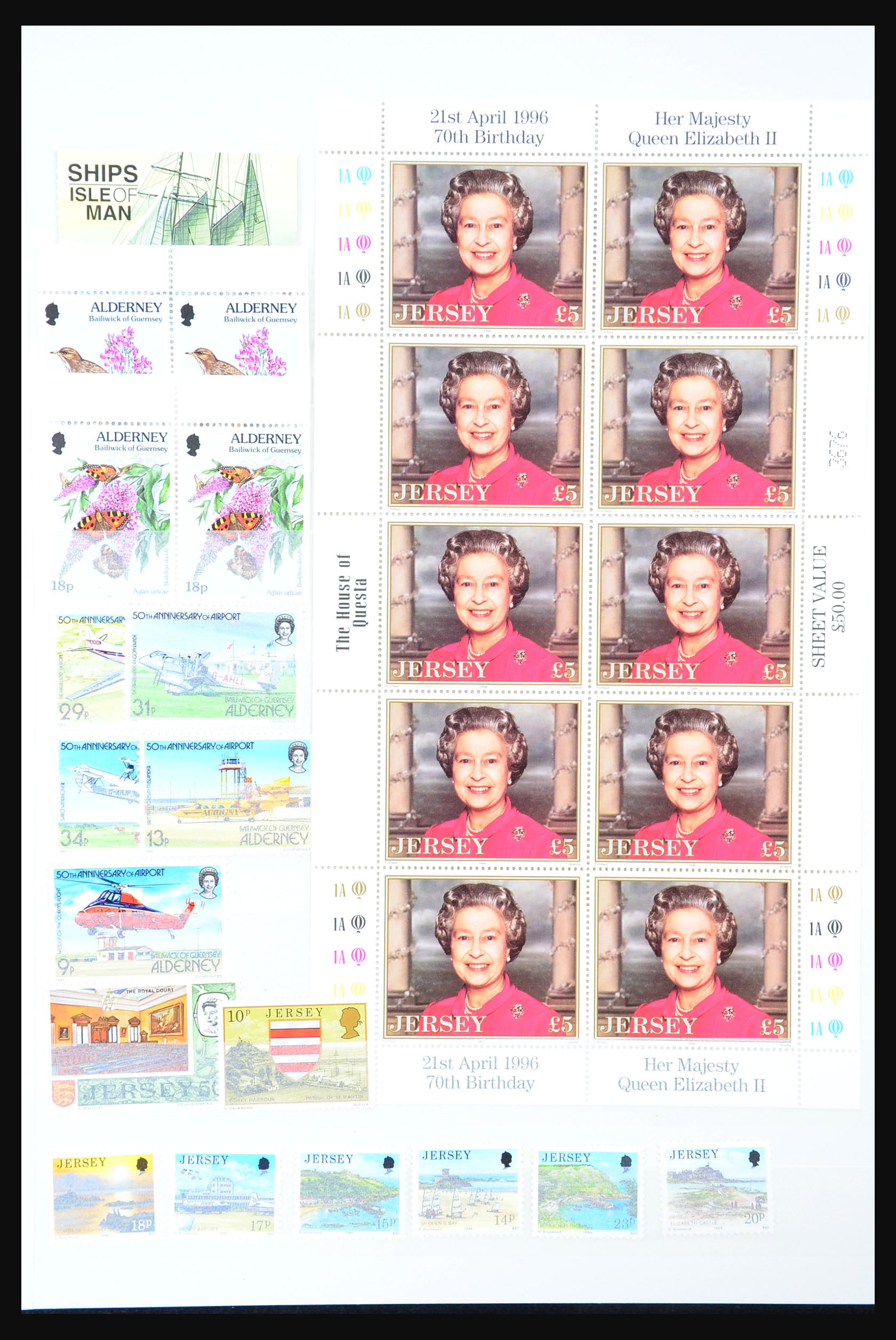 31249 050 - 31249 Channel Islands souvenir sheets and sheetlets 1978-1997.