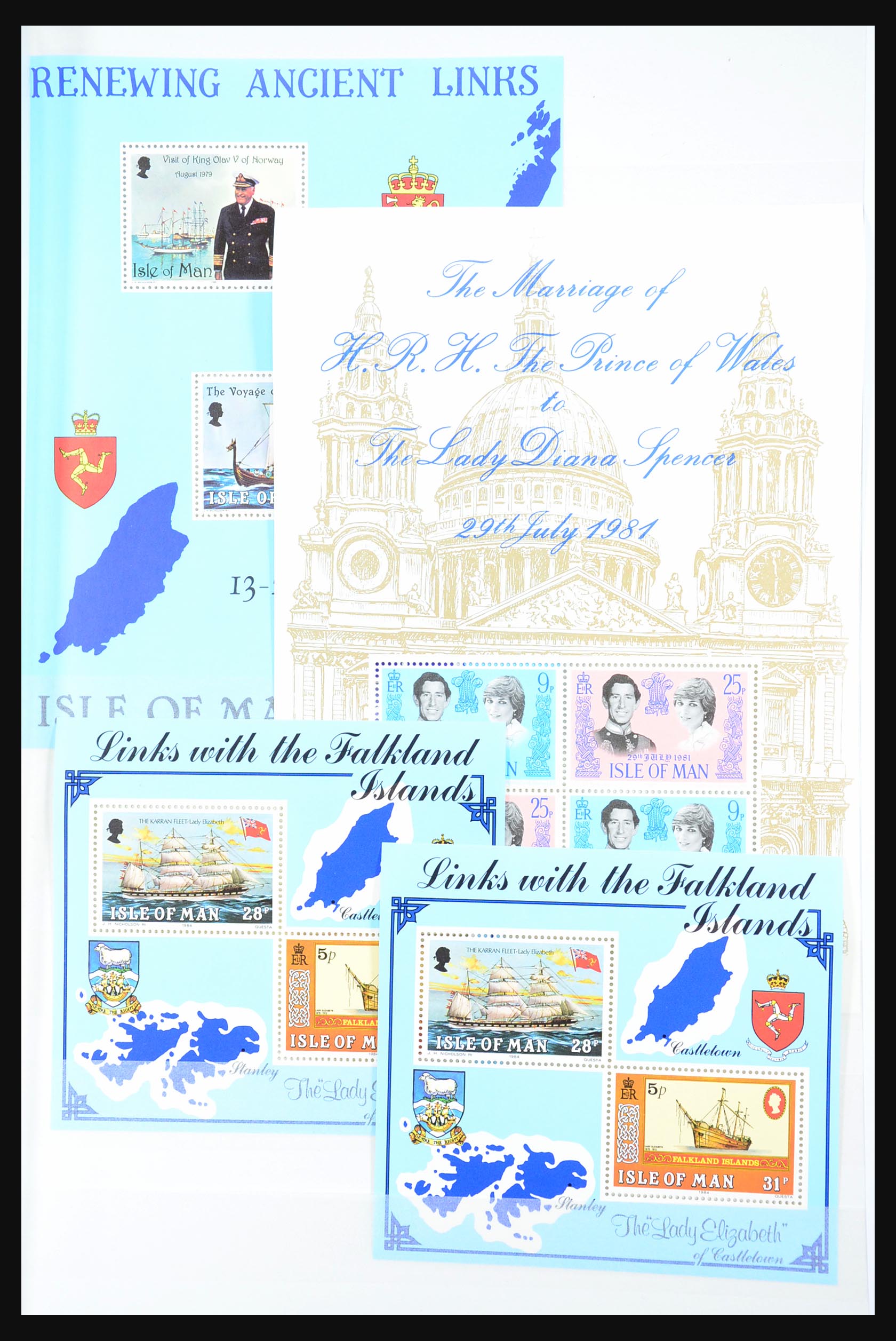 31249 053 - 31249 Channel Islands souvenir sheets and sheetlets 1978-1997.