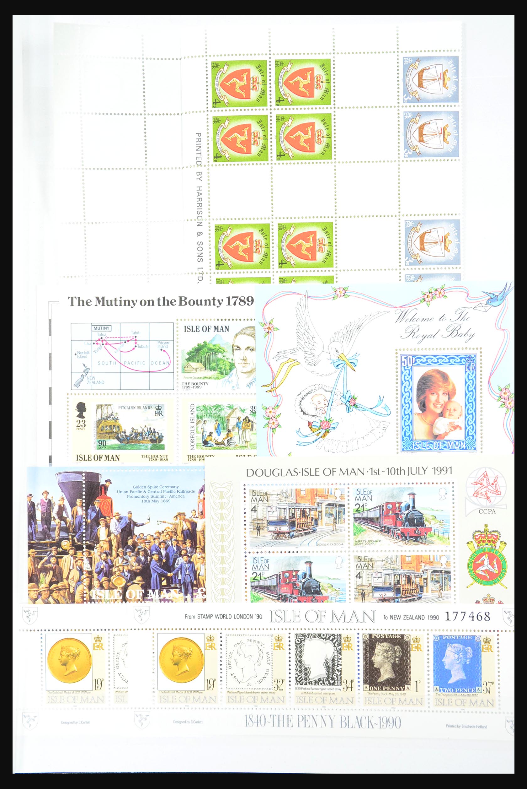 31249 055 - 31249 Channel Islands souvenir sheets and sheetlets 1978-1997.
