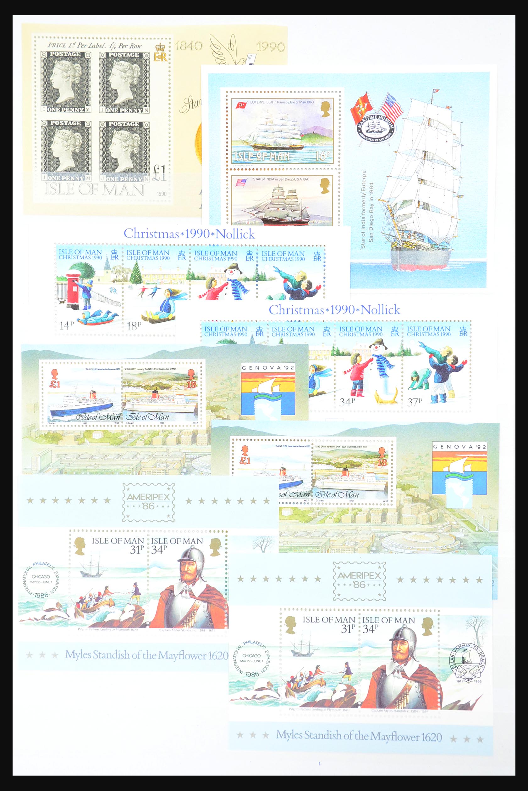 31249 056 - 31249 Channel Islands souvenir sheets and sheetlets 1978-1997.