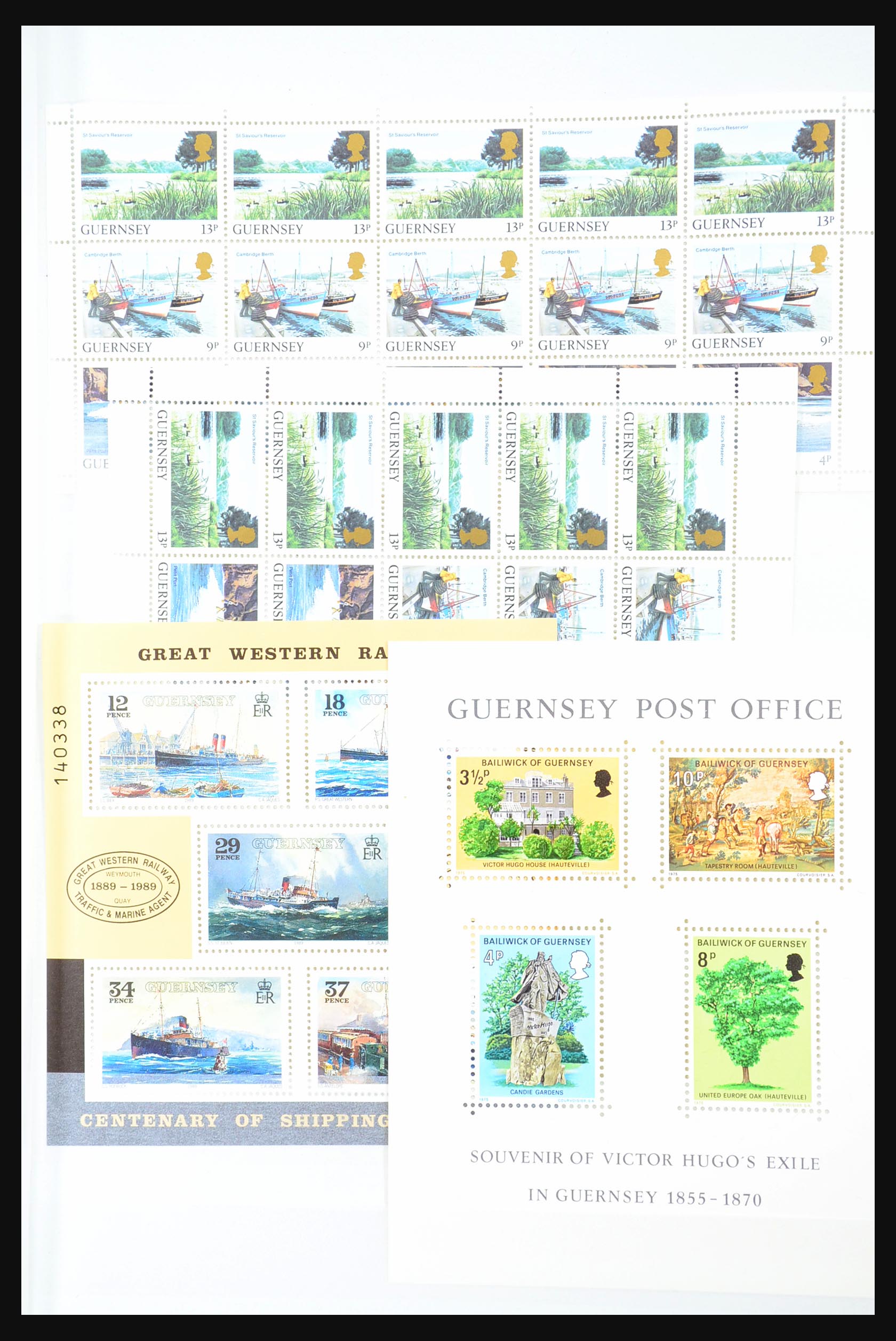 31249 063 - 31249 Channel Islands souvenir sheets and sheetlets 1978-1997.