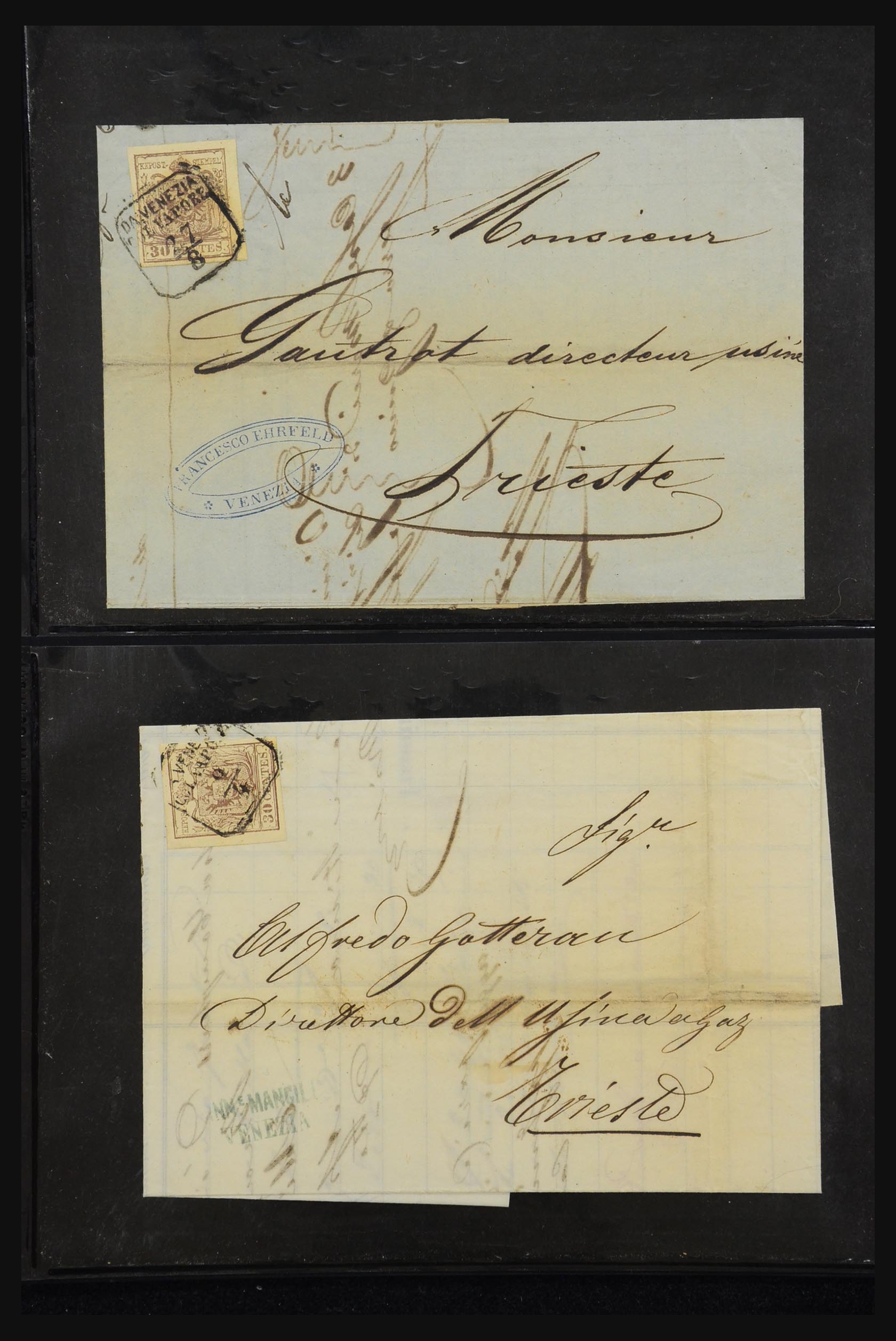 31262 003 - 31262 Austria and Germany covers 1850-1874.