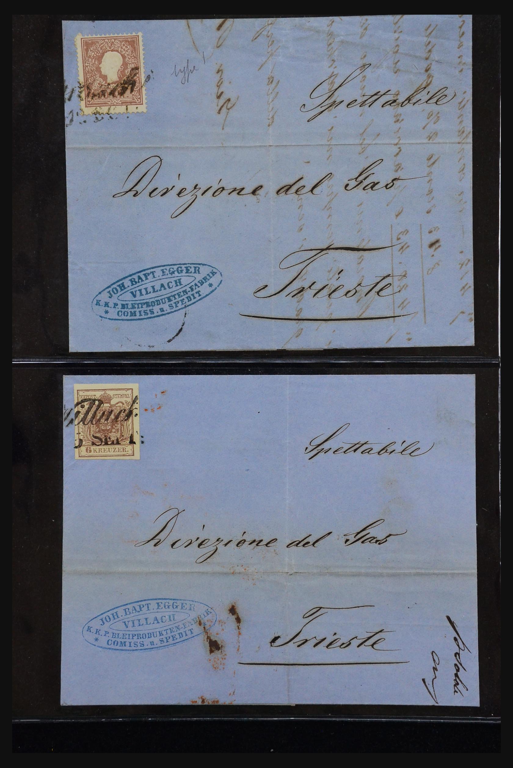 31262 005 - 31262 Oostenrijk en Duitsland brieven 1850-1874.