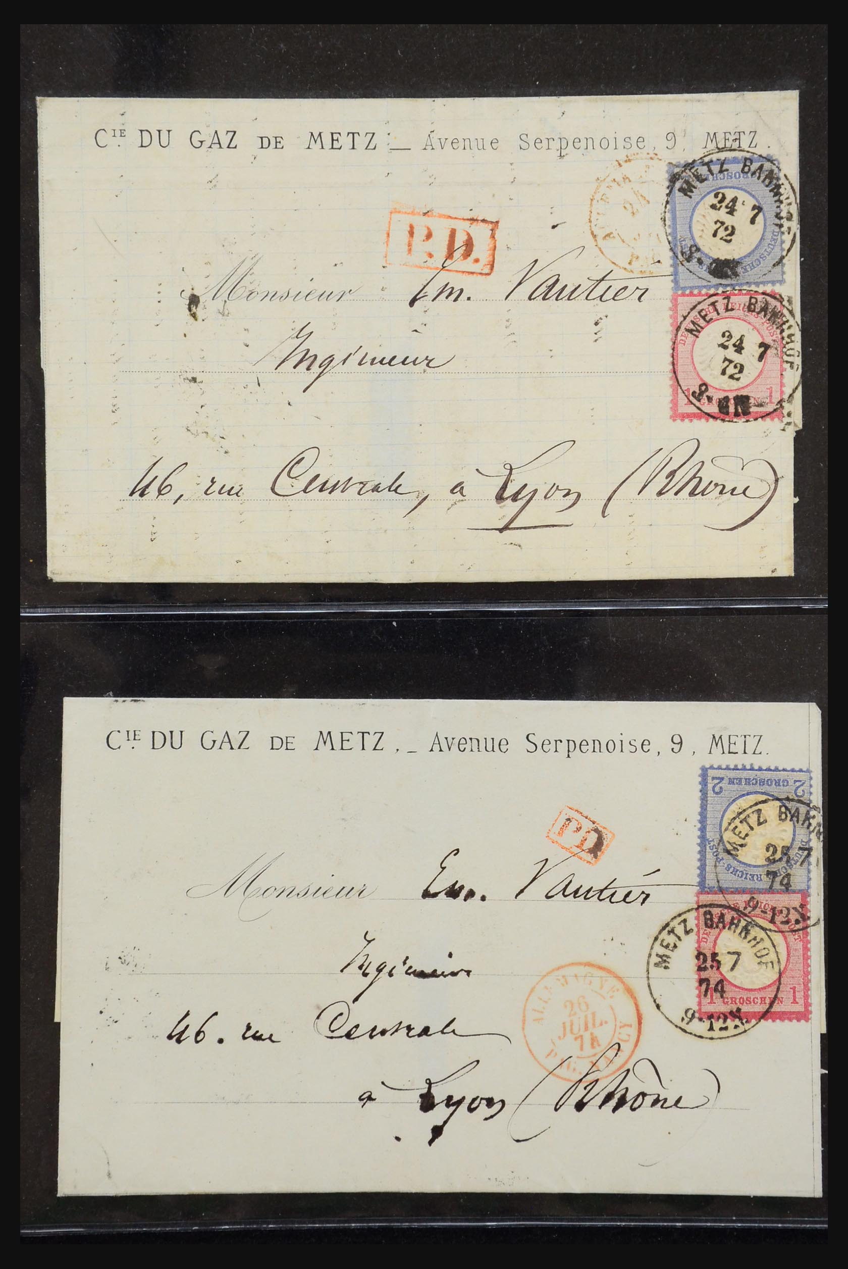 31262 011 - 31262 Oostenrijk en Duitsland brieven 1850-1874.