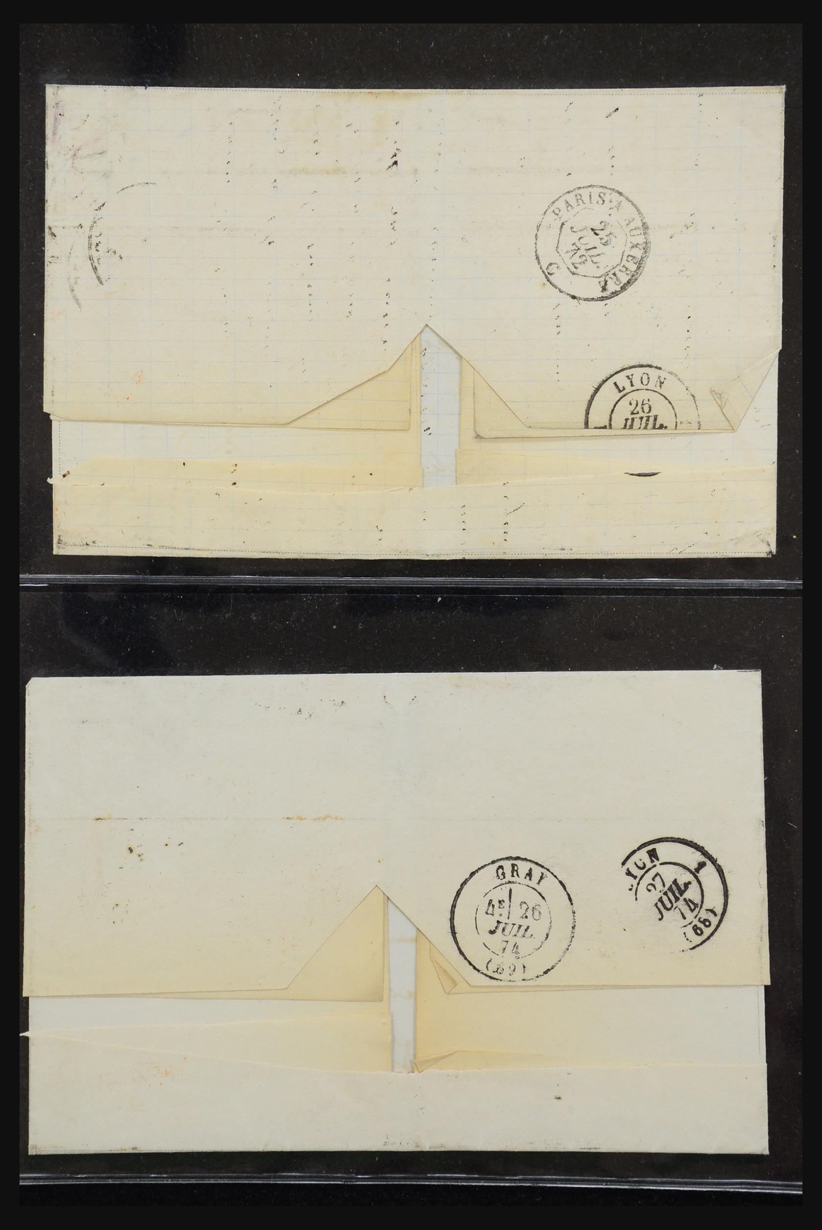 31262 012 - 31262 Oostenrijk en Duitsland brieven 1850-1874.