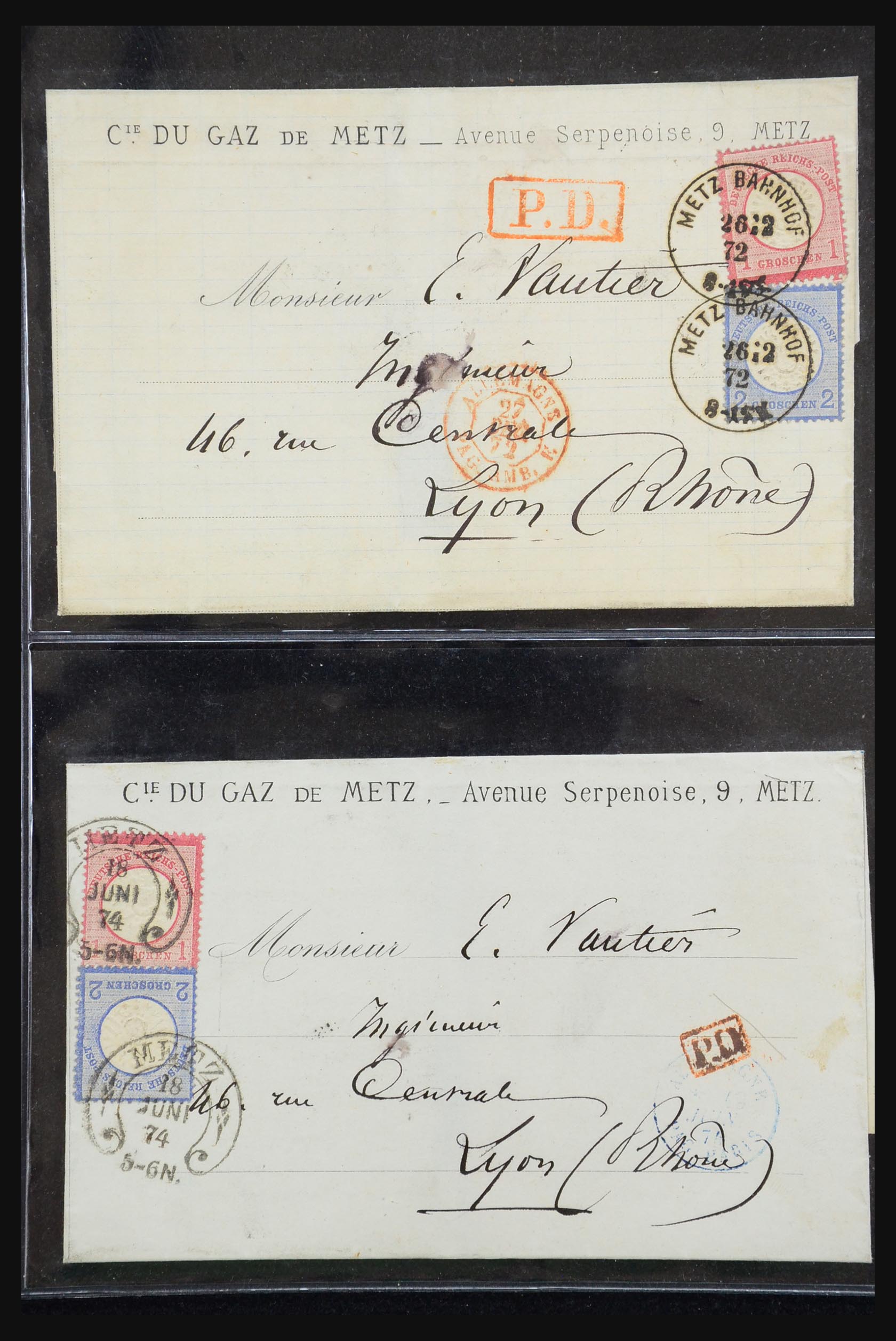 31262 019 - 31262 Oostenrijk en Duitsland brieven 1850-1874.