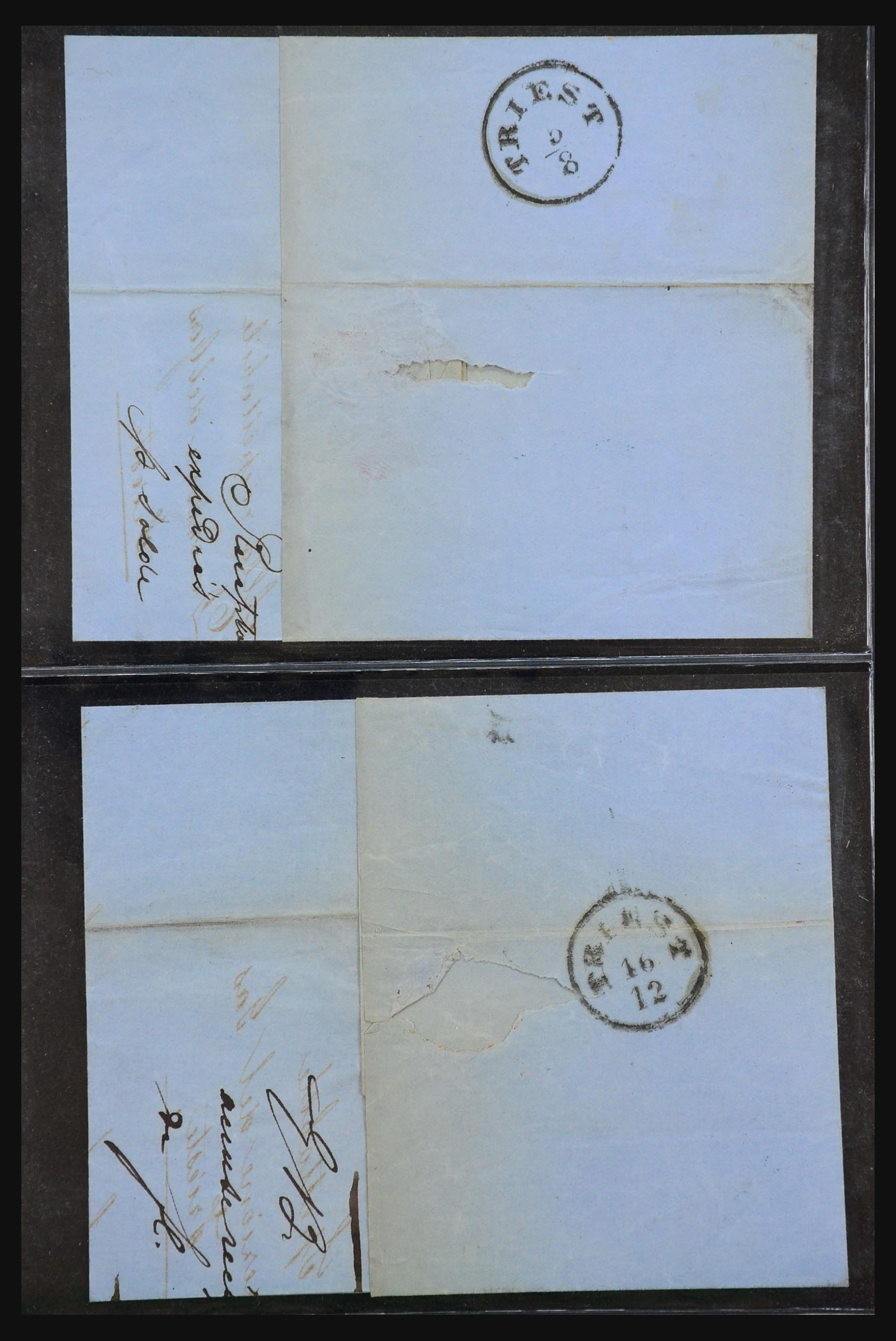 31262 022 - 31262 Oostenrijk en Duitsland brieven 1850-1874.