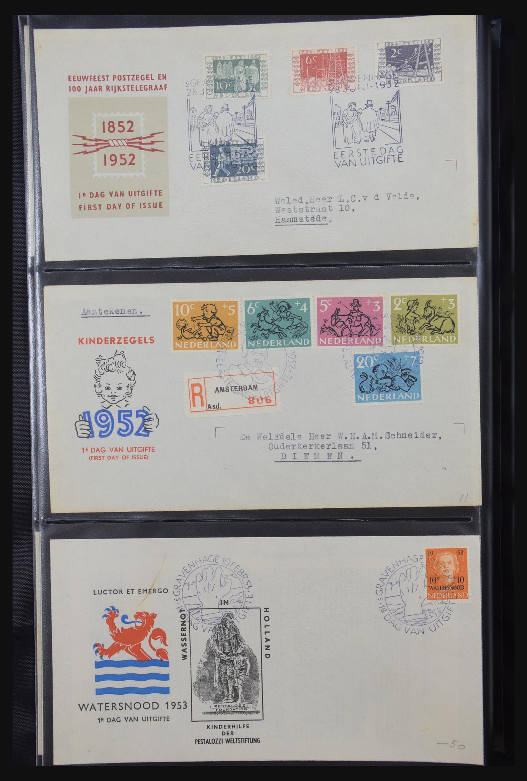 31301 004 - 31301 Netherlands FDC's 1950-2006.