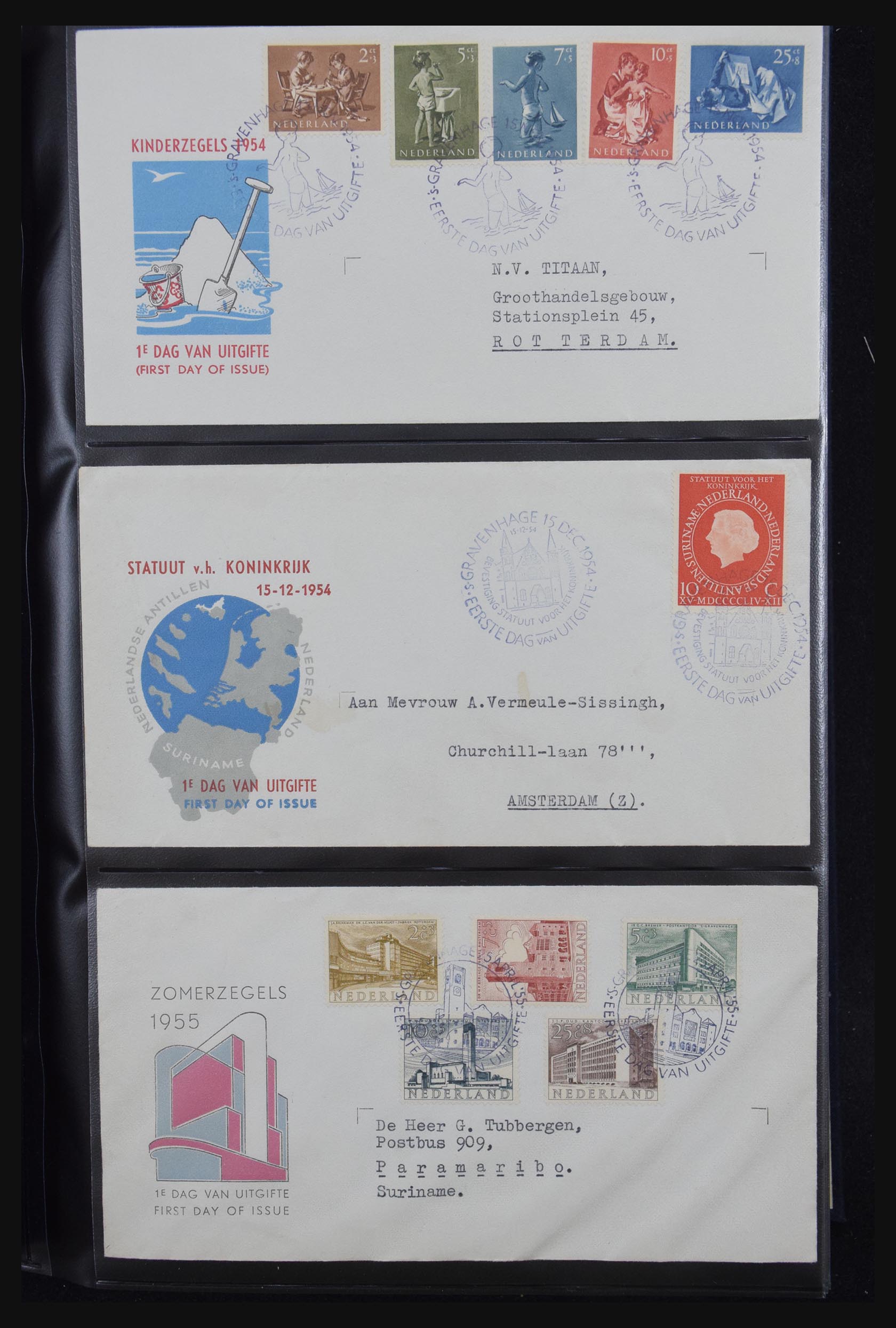 31301 007 - 31301 Nederland FDC's 1950-2006.