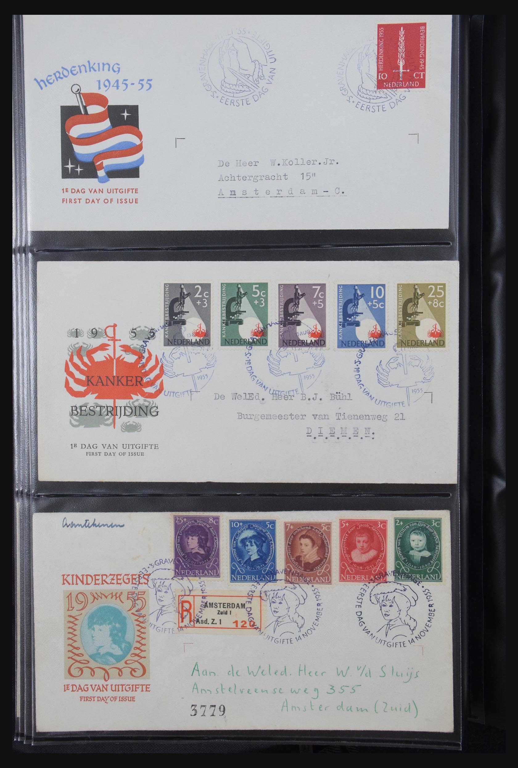 31301 008 - 31301 Nederland FDC's 1950-2006.